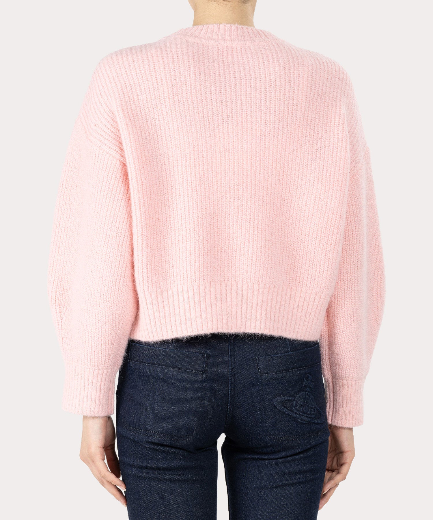 ヘアリーニット プルオーバー(ピンク)（レディース）（1612152024