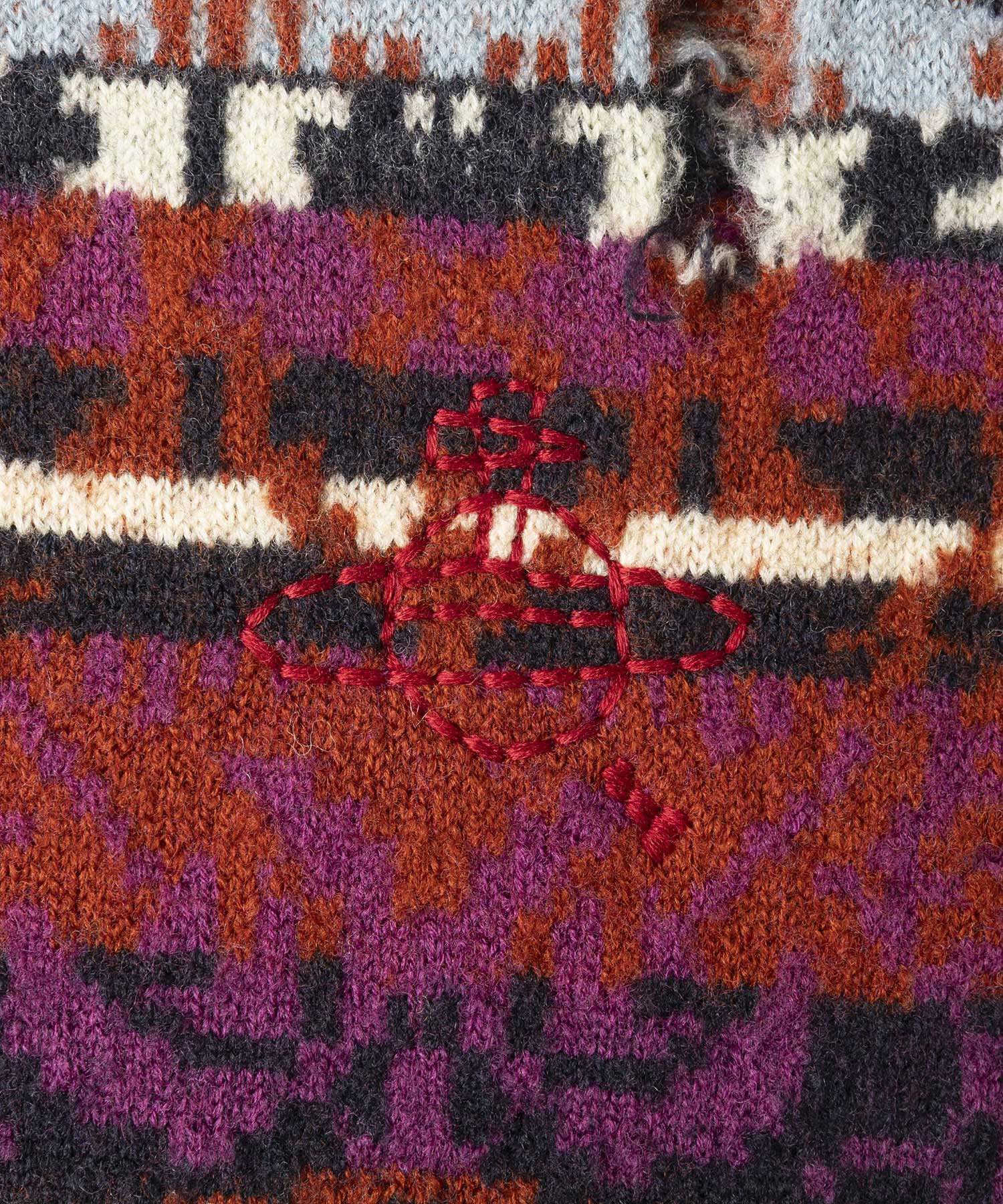 フェアアイルニット プルオーバー(ブラウン系)（レディース