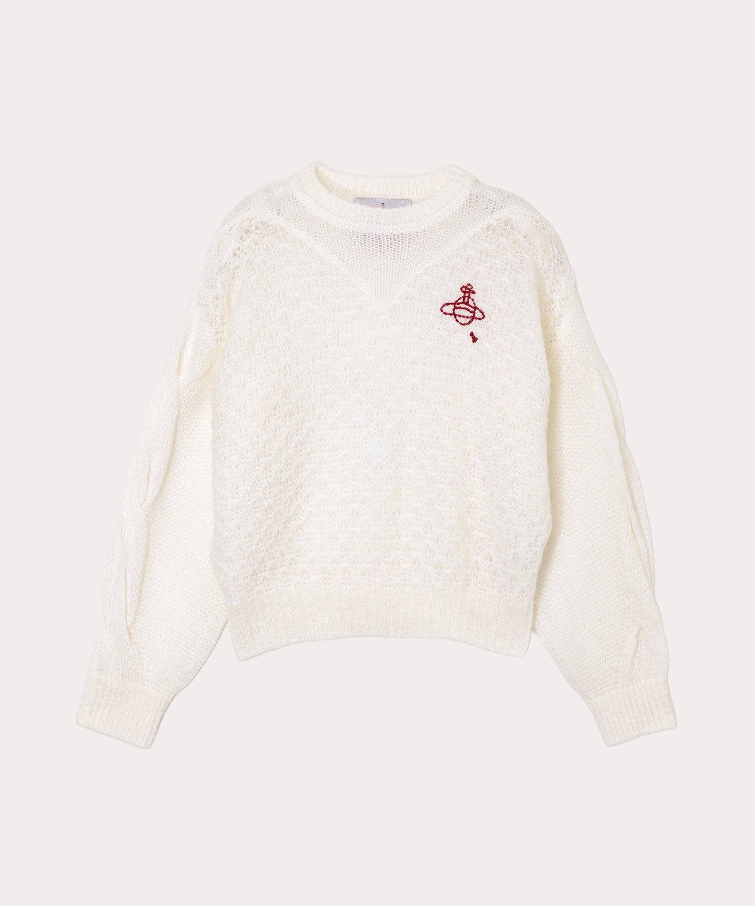 レーシーステッチ ハートトップ(ホワイト)（レディース）（1612152031