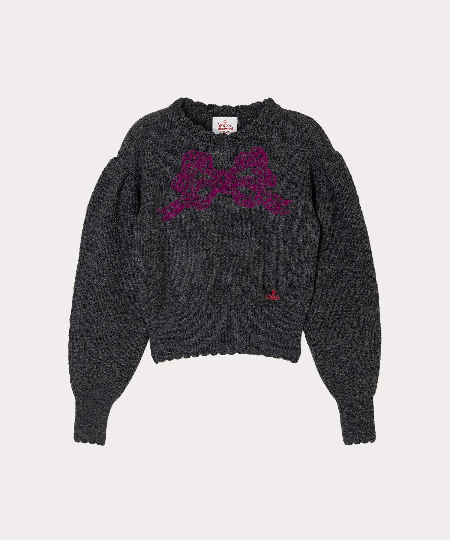 vivienne westwood ニット ウーレンベーシック Vネックニット(グレー)（レディース）（1612152018