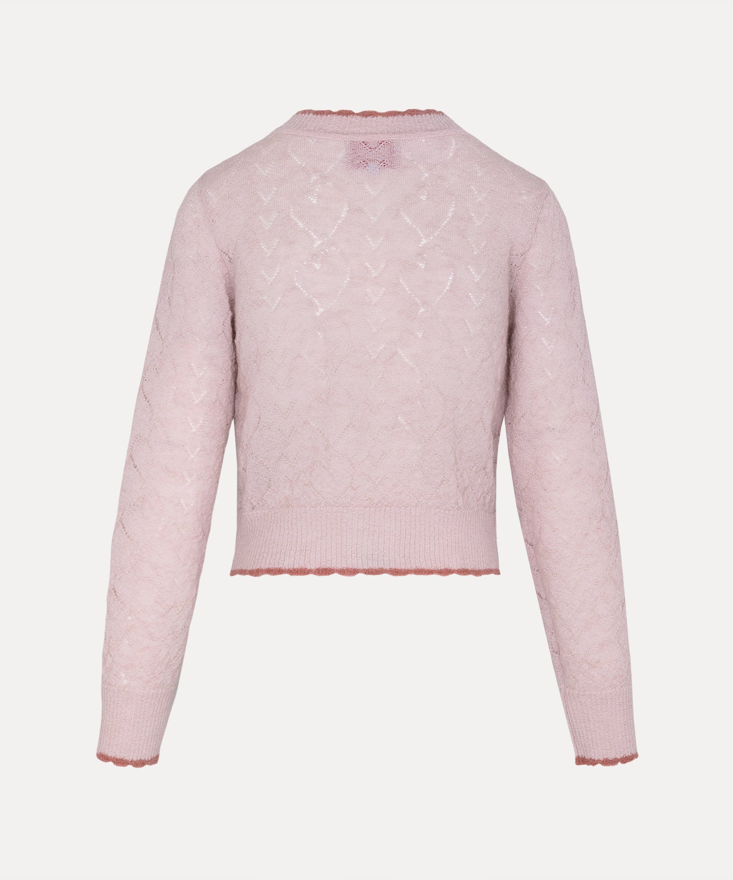 ハートニット レイヤードトップ(ピンク)（レディース）（1612161001