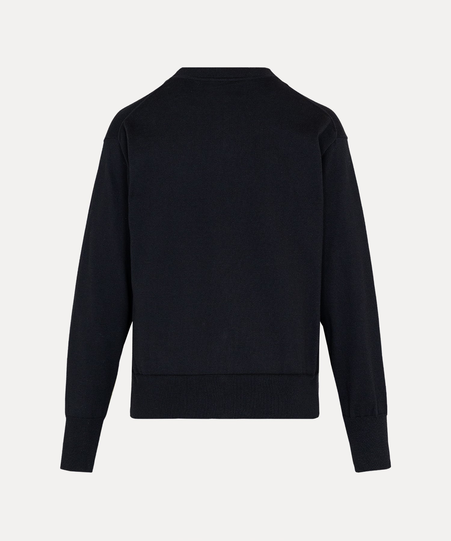 リラックス Vネックカーディガン(ブラック)（レディース）（1612161006