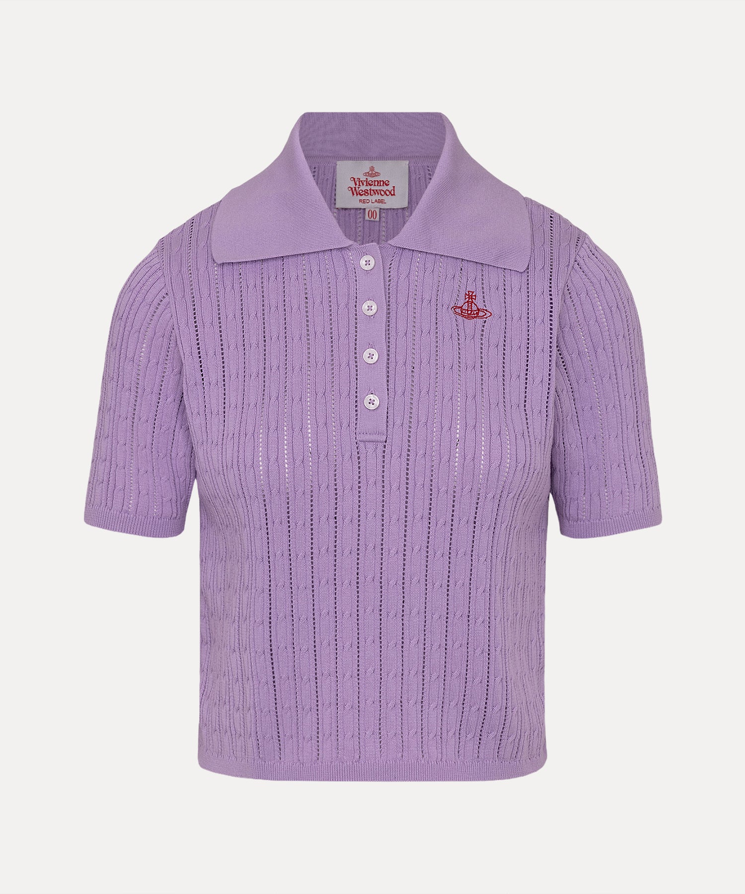 アイレットケーブル ポロトップ(パープル)（レディース）（1612161017