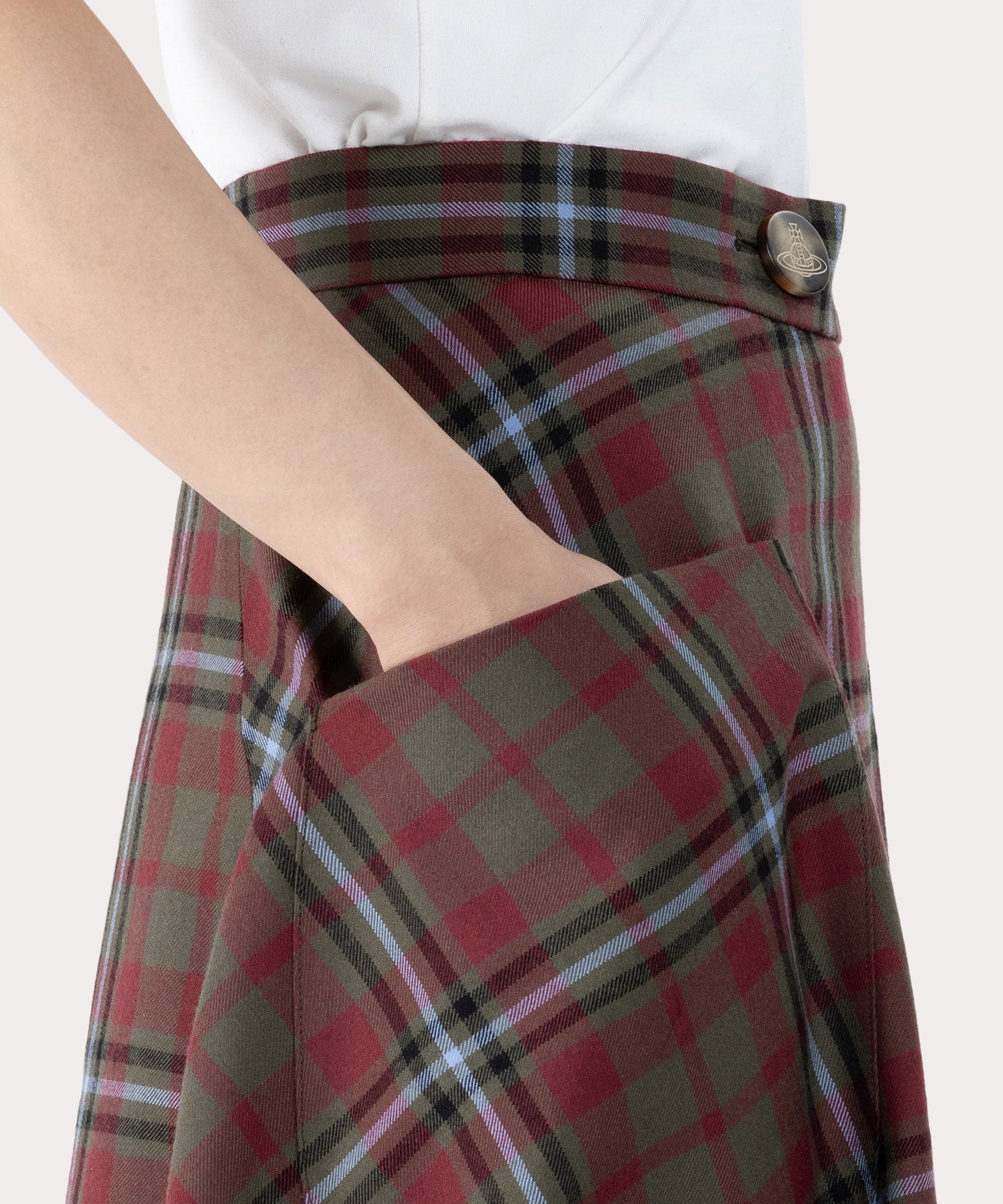Vivienne Westwood ヴィヴィアン チェック ライディングスカート Vivienne Westwood（ヴィヴィアンウエストウッド）の「TARTAN CHECK