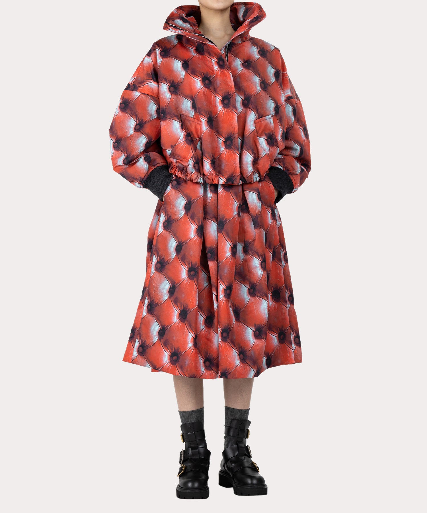 CHESTERFIELD バルーンスカート(レッド系)（レディース）（1612252013