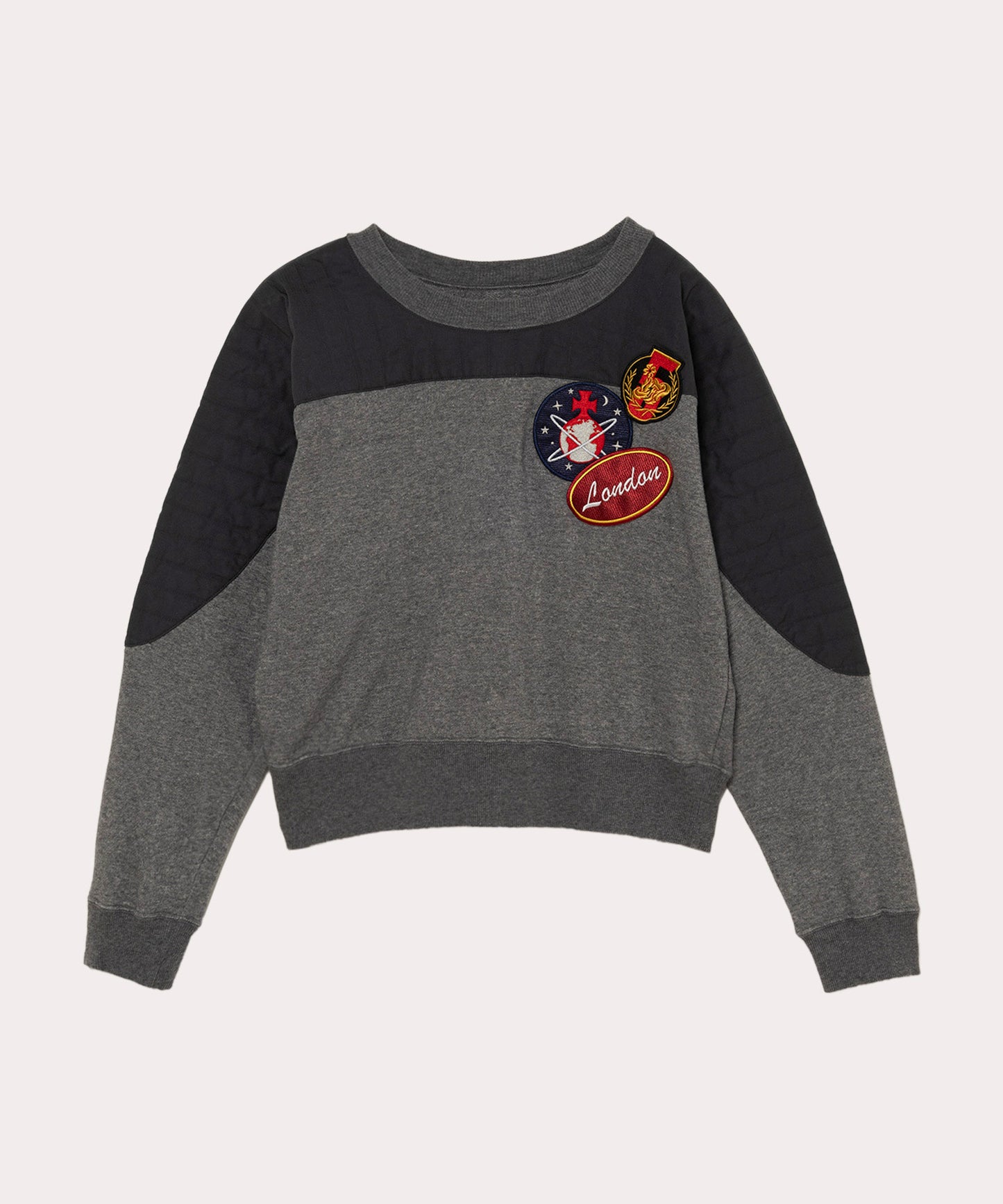 INTERGALACTIC BADGES コットンガーゼ裏毛 プルオーバー
