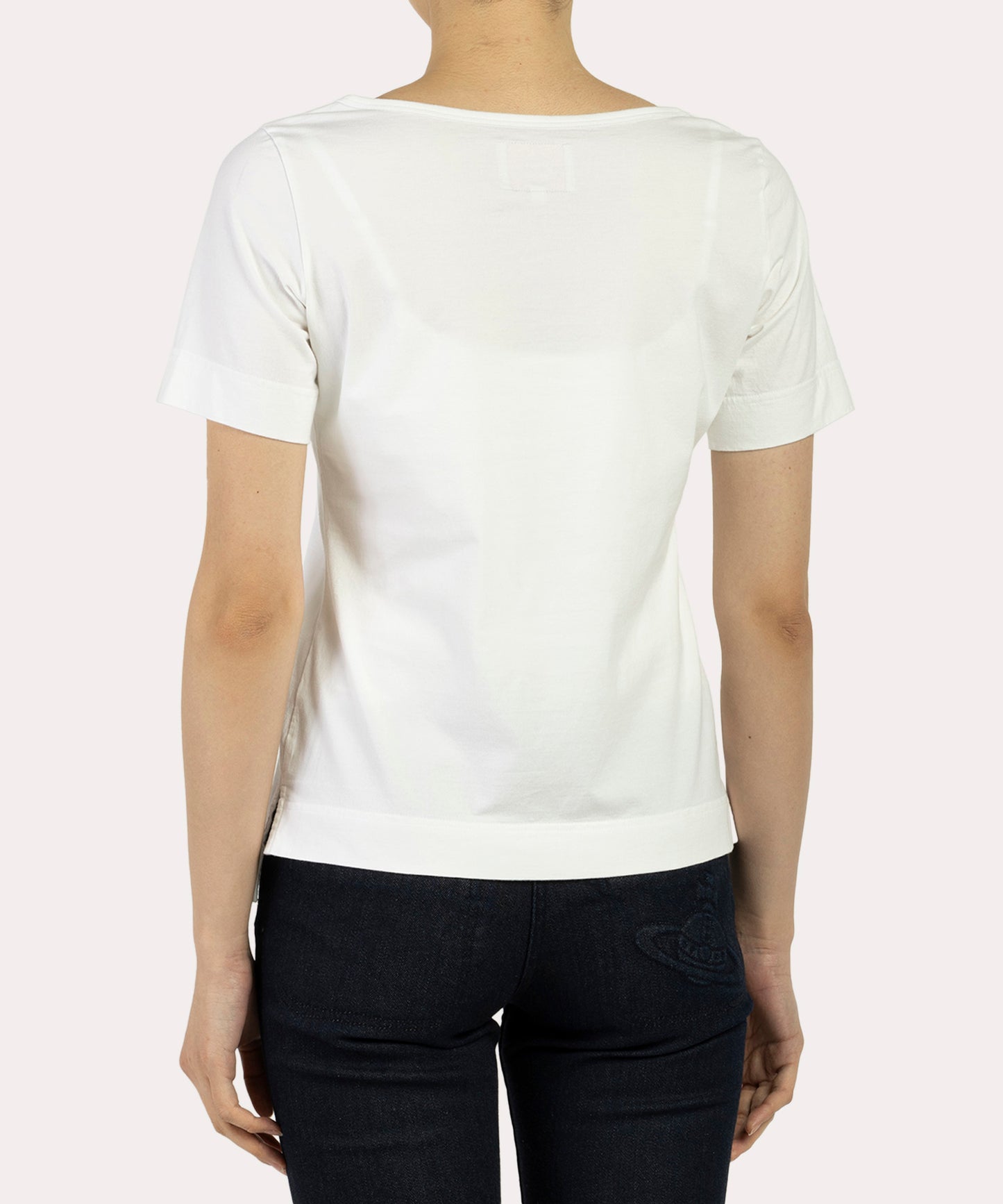 コットン天竺 ベーシックラウンドネックTシャツ