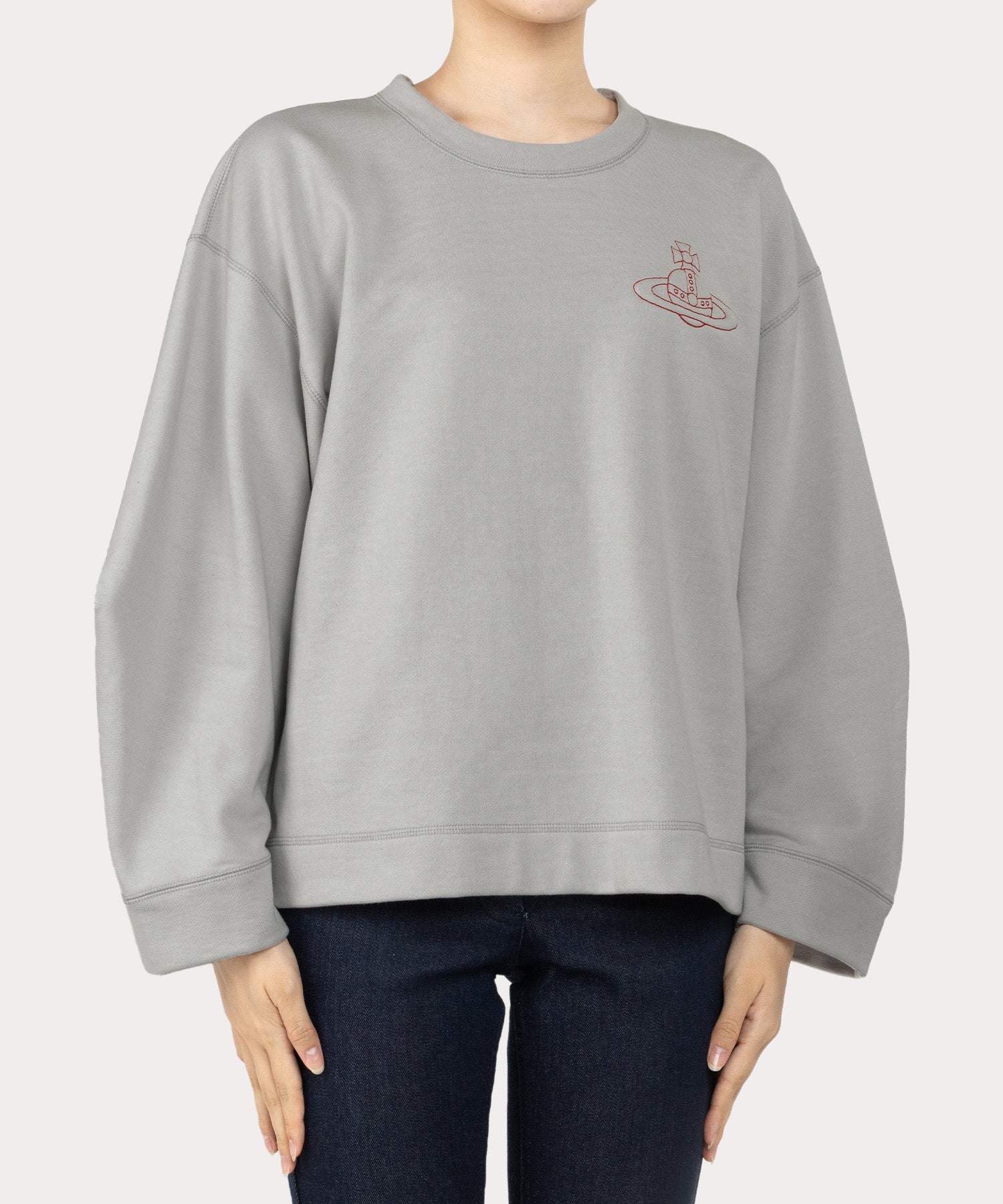 Vivienne Westwood☆ BD裏毛 ピコットリブトップ ロゴ Vivienne Westwood（ヴィヴィアンウエストウッド）の「ｺｯﾄﾝ裏毛