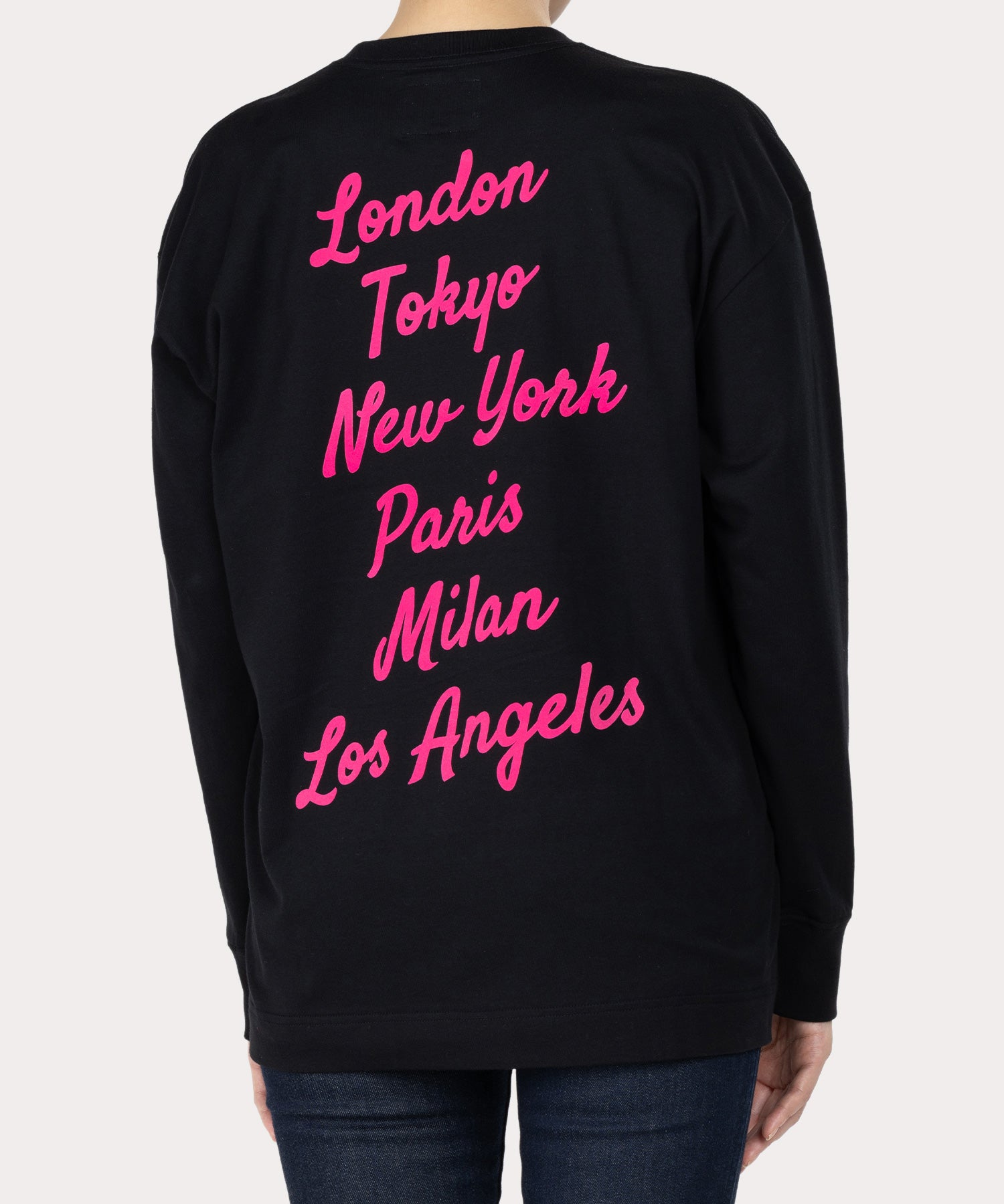 Body Builder 長袖Tシャツ(ブラック)（レディース）（1612352017