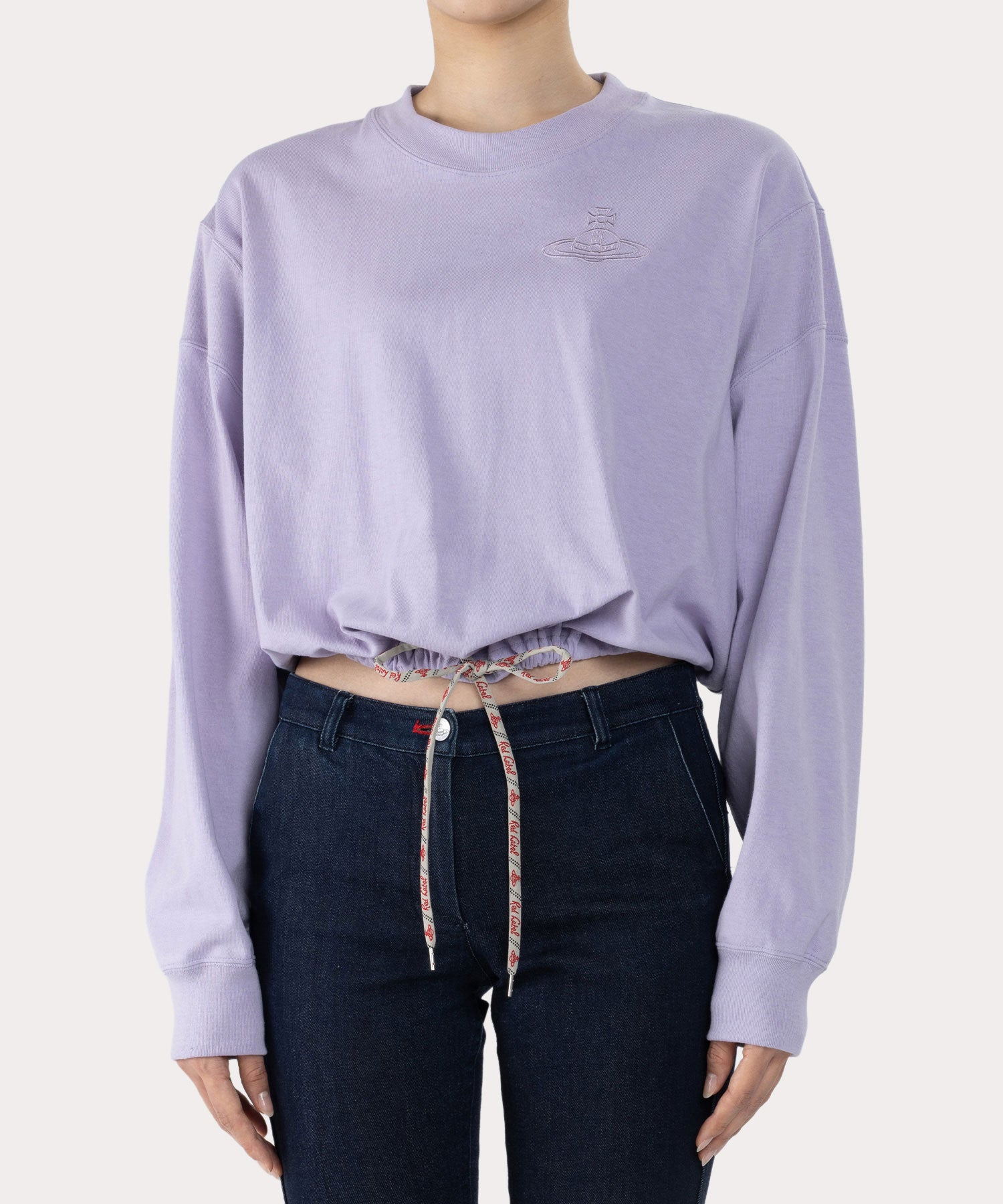 ドローストリング クロップドトップ