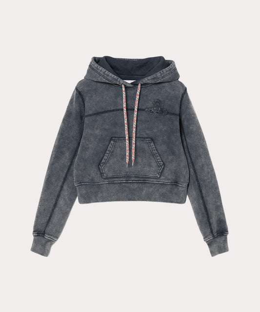 ケミカルウォッシュ コンパクトフーディ