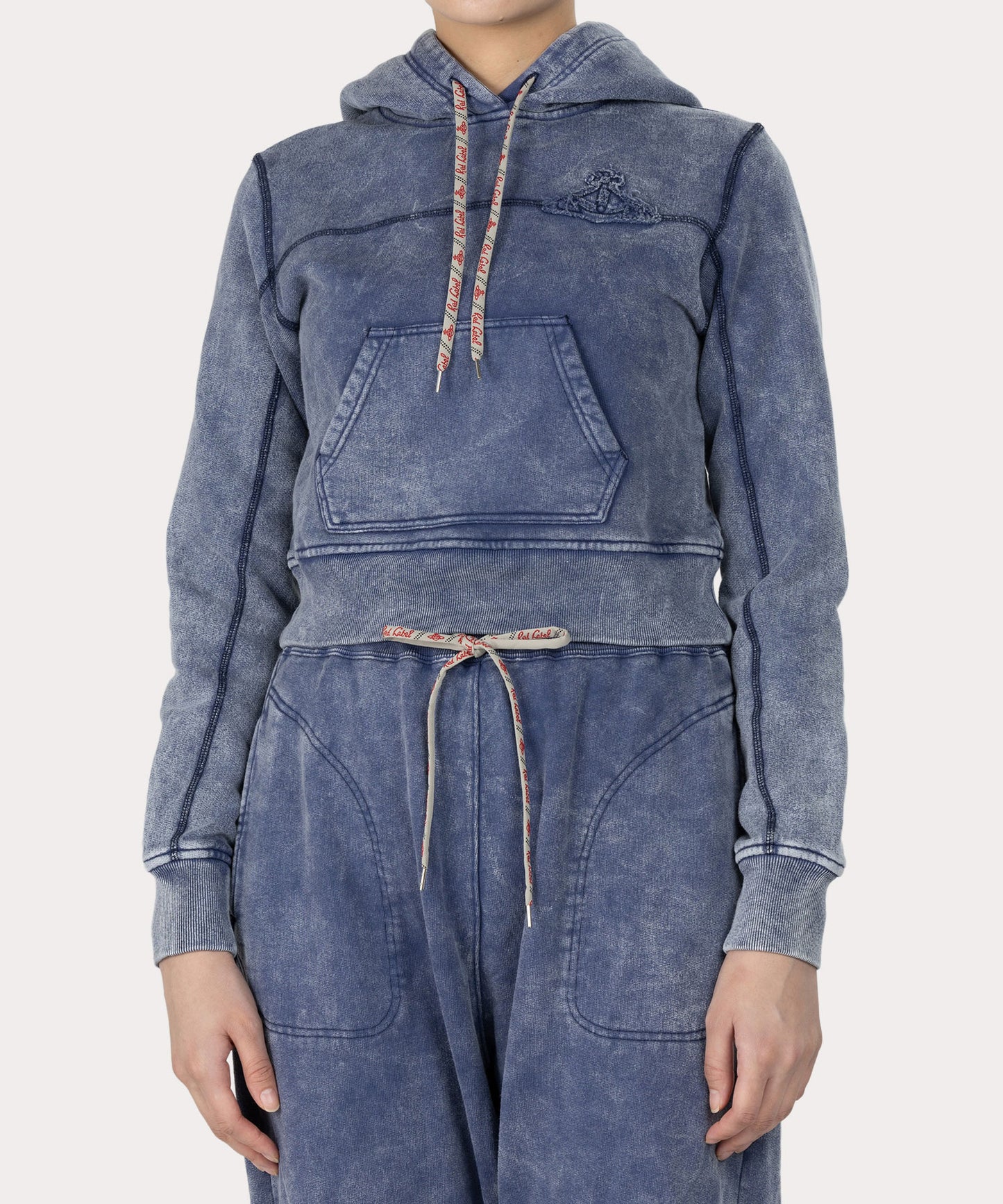 ケミカルウォッシュ コンパクトフーディ