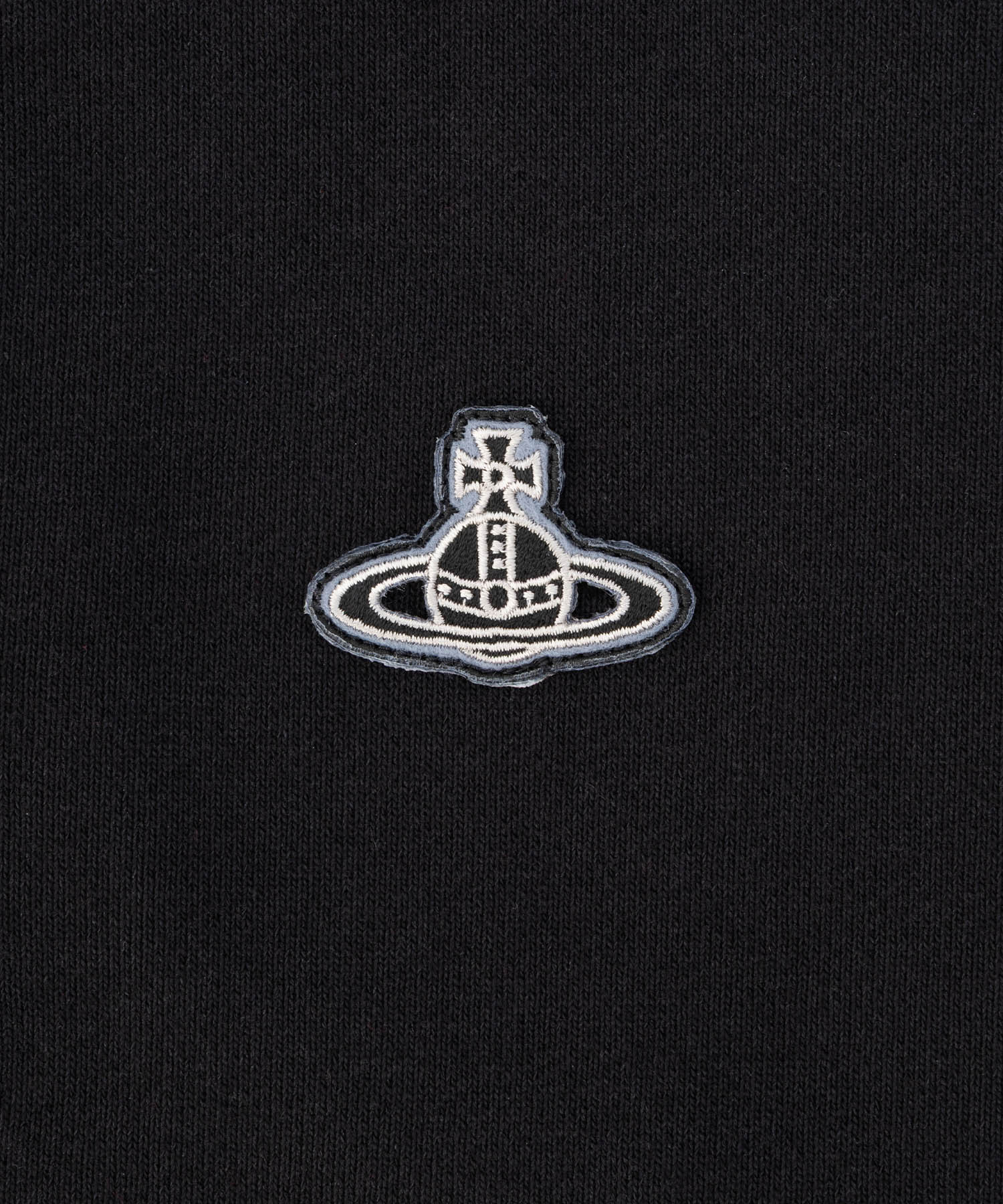 オーガニックBD裏毛 ポロ衿トップ(ブラック)（レディース