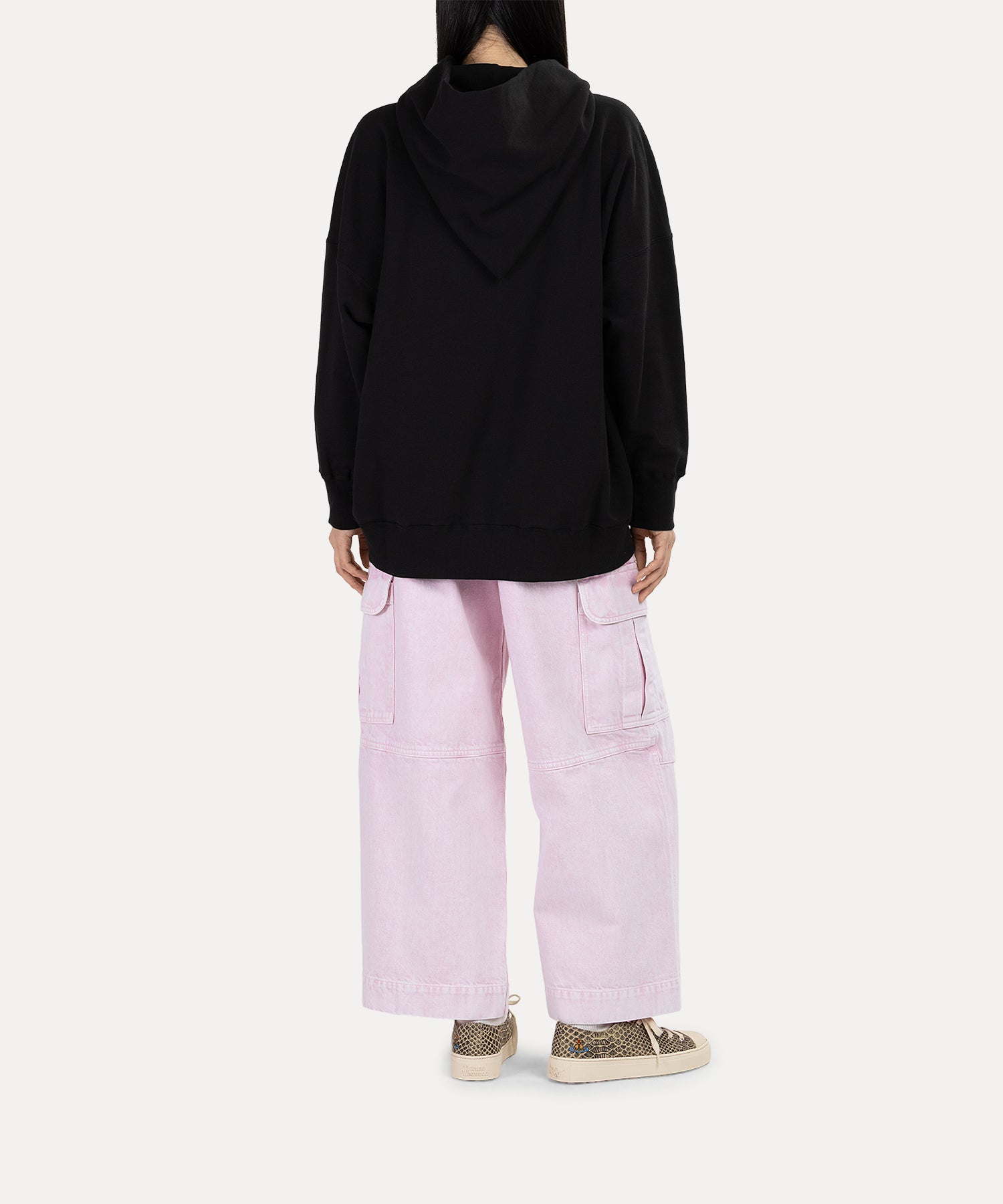 LACE TEDDYチュニックフーディー(ブラック)（レディース）（1612361002