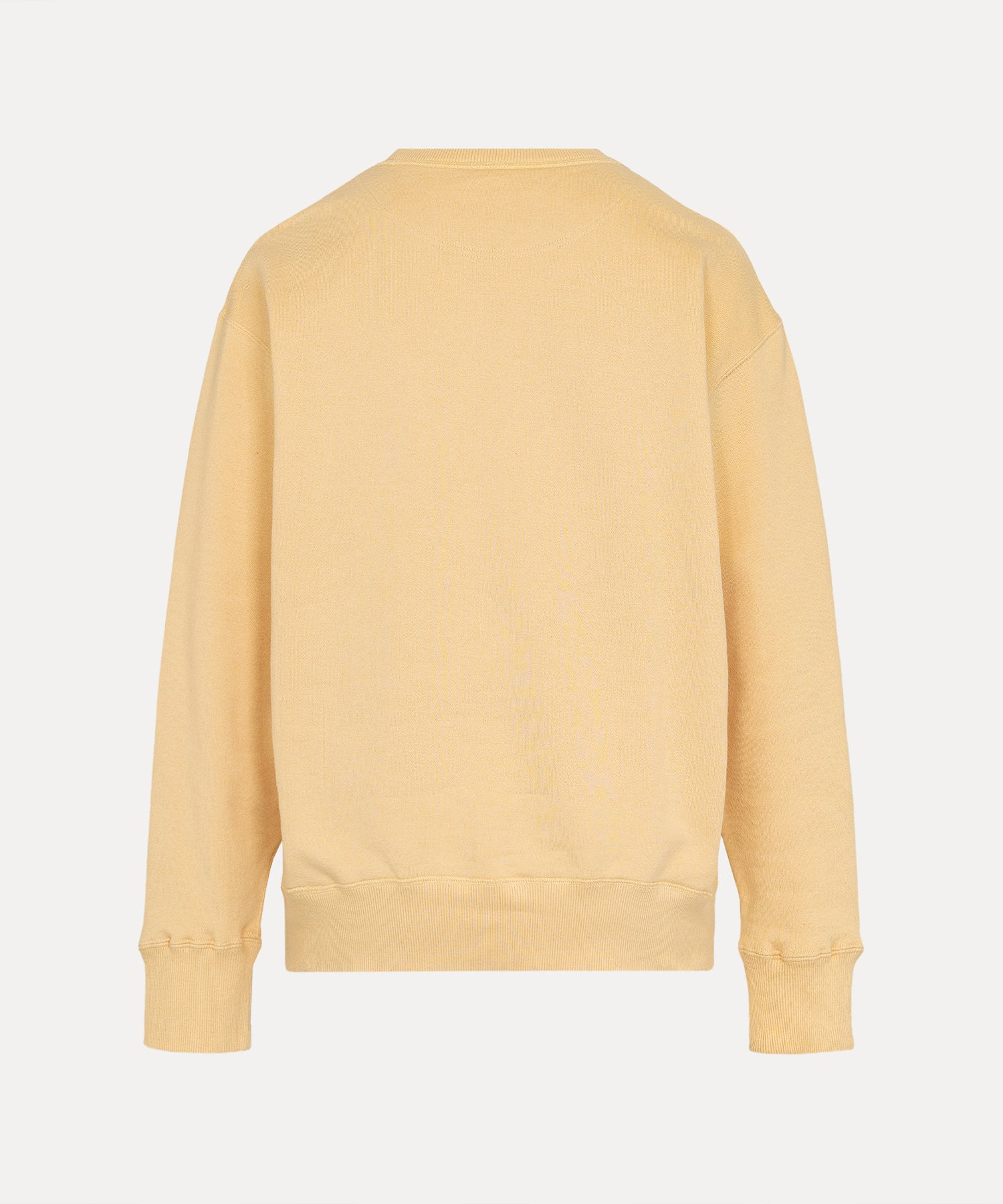 裏毛クルーネック スウェットシャツ(イエロー)（レディース