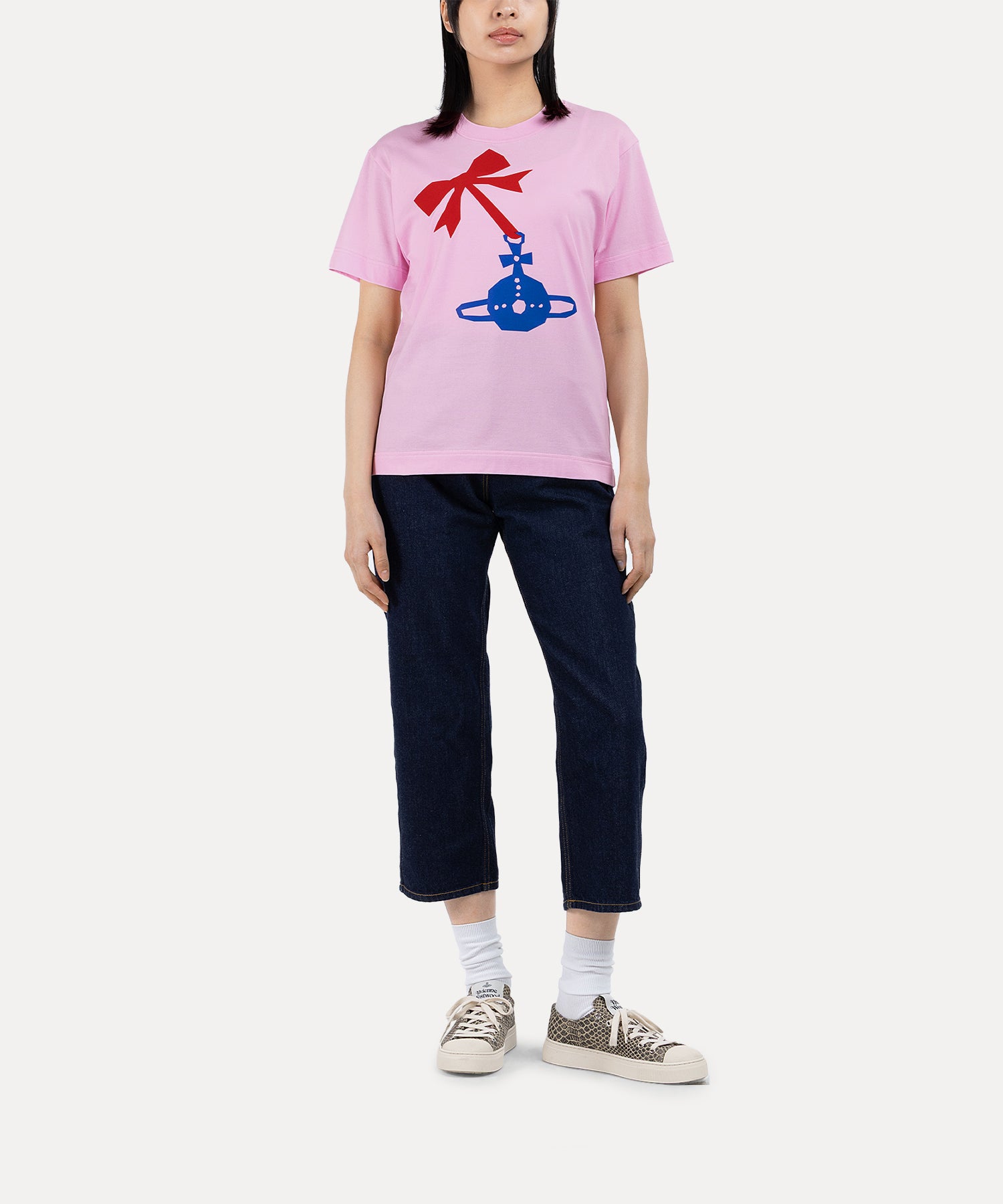 Ribbon & Orb Tシャツ(ピンク)（レディース）（1612361004）｜ウェア
