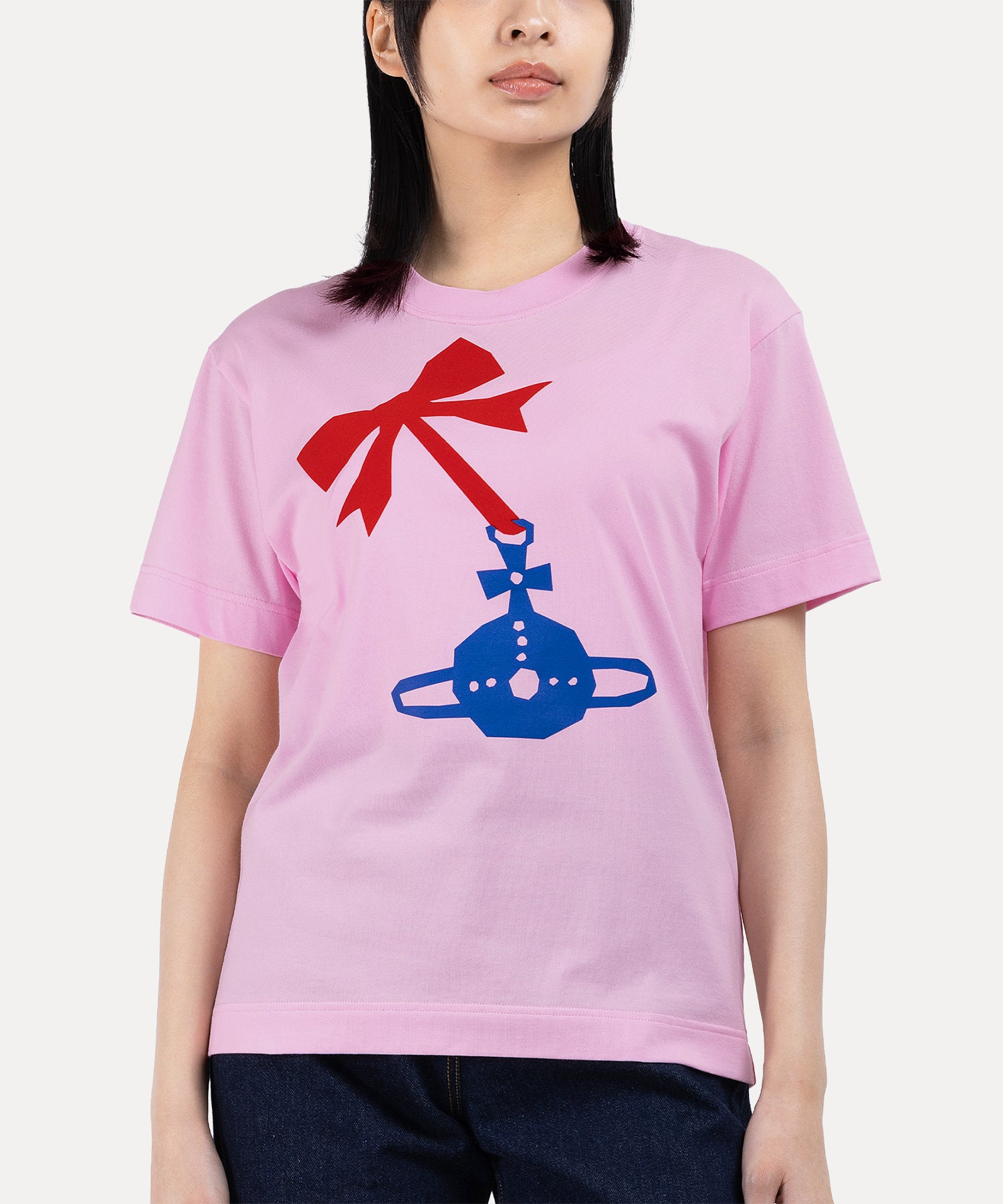 Ribbon & Orb Tシャツ(ピンク)（レディース）（1612361004）｜ウェア