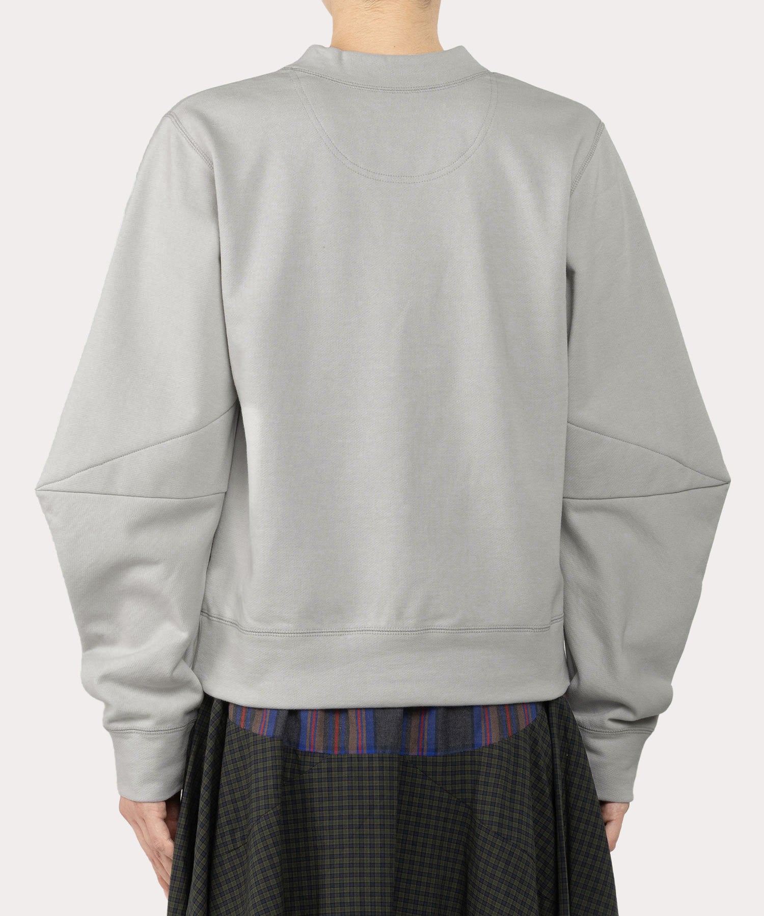 VIVIENNE WESTWOOD 半袖 カーディガン　グレー系　オーヴ　S VIVIENNE WESTWOOD 半袖 カーディガン グレー系 オーヴ S