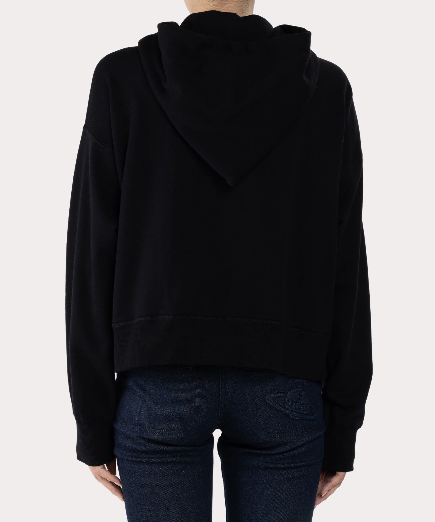 裏毛ジップ フーディー(ブラック)（レディース）（1612452005