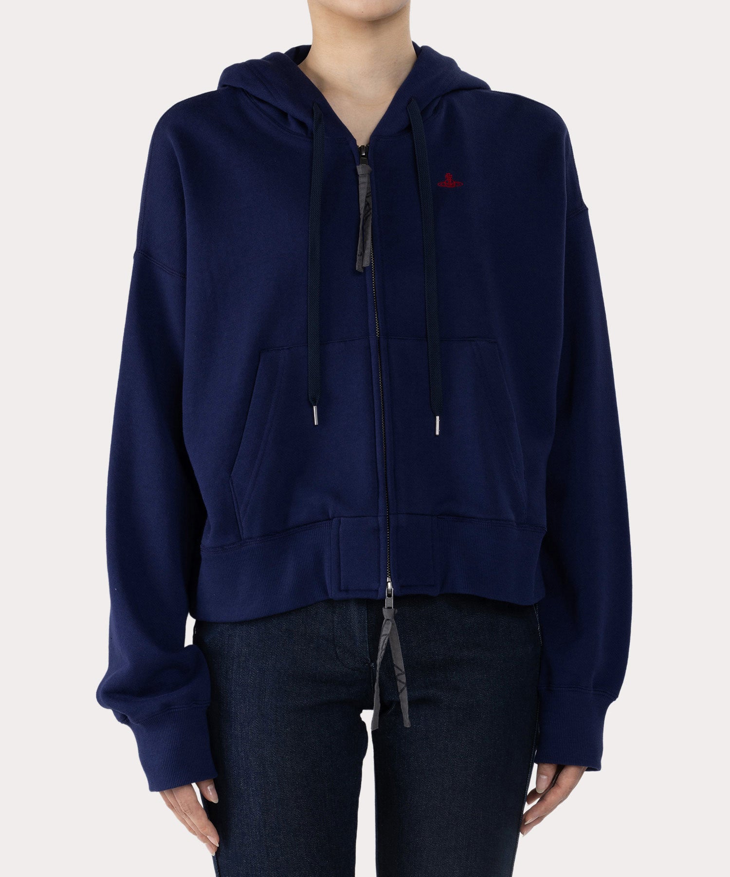 裏毛ジップ フーディー(ブルー)（レディース）（1612452005）｜ウェア