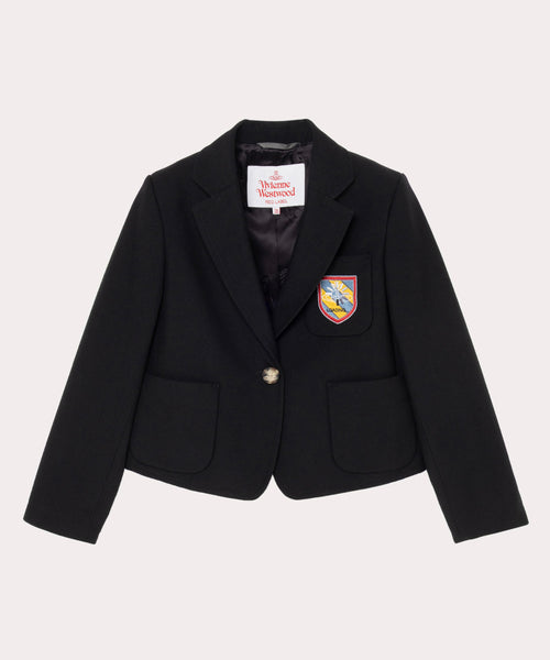 Vivian Westwood サマージャケット ウールサージ コンパクトジャケット(ブラック)（レディース