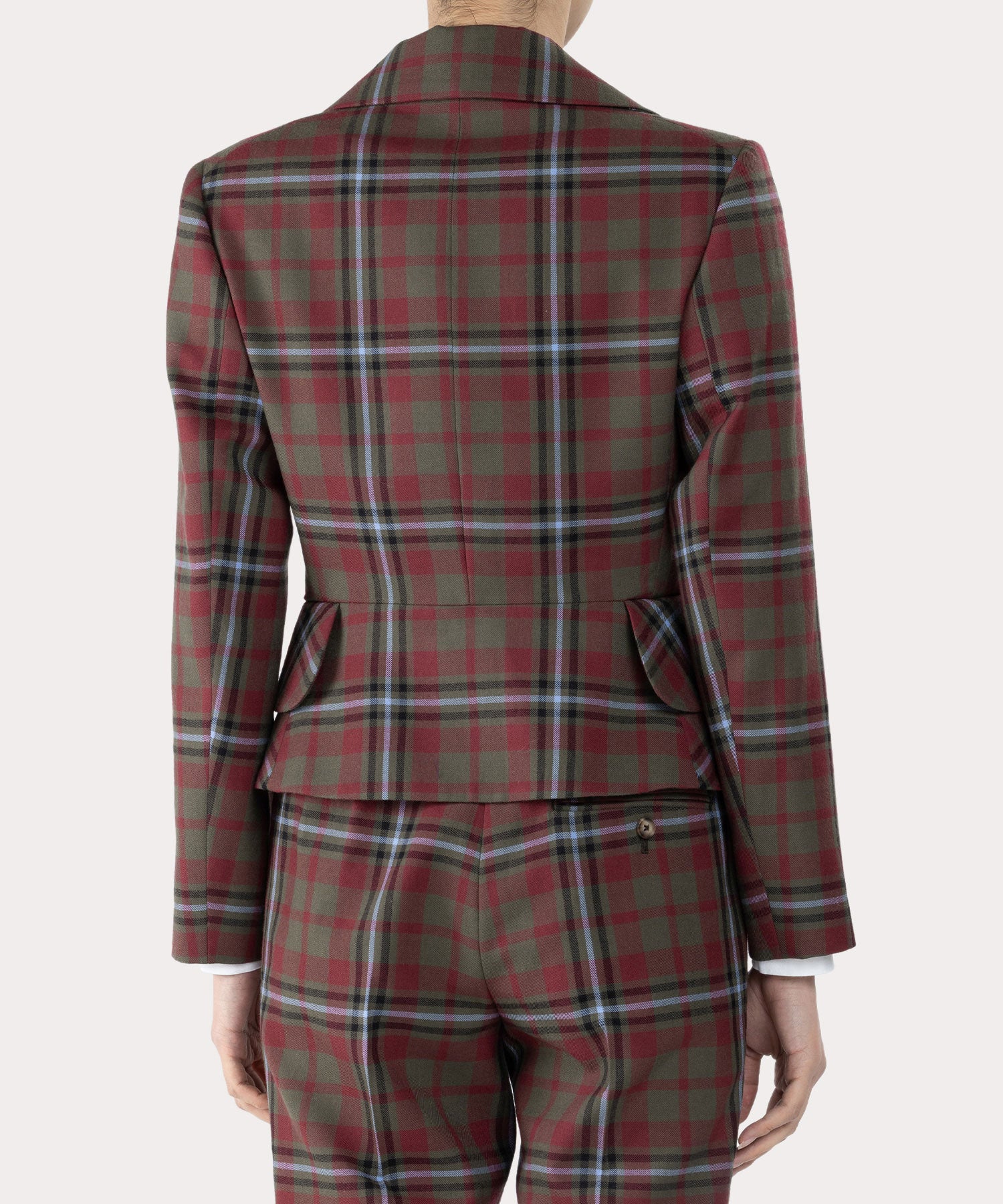 TARTAN CHECK ラブジャケット(カーキ)（レディース）（1612452012