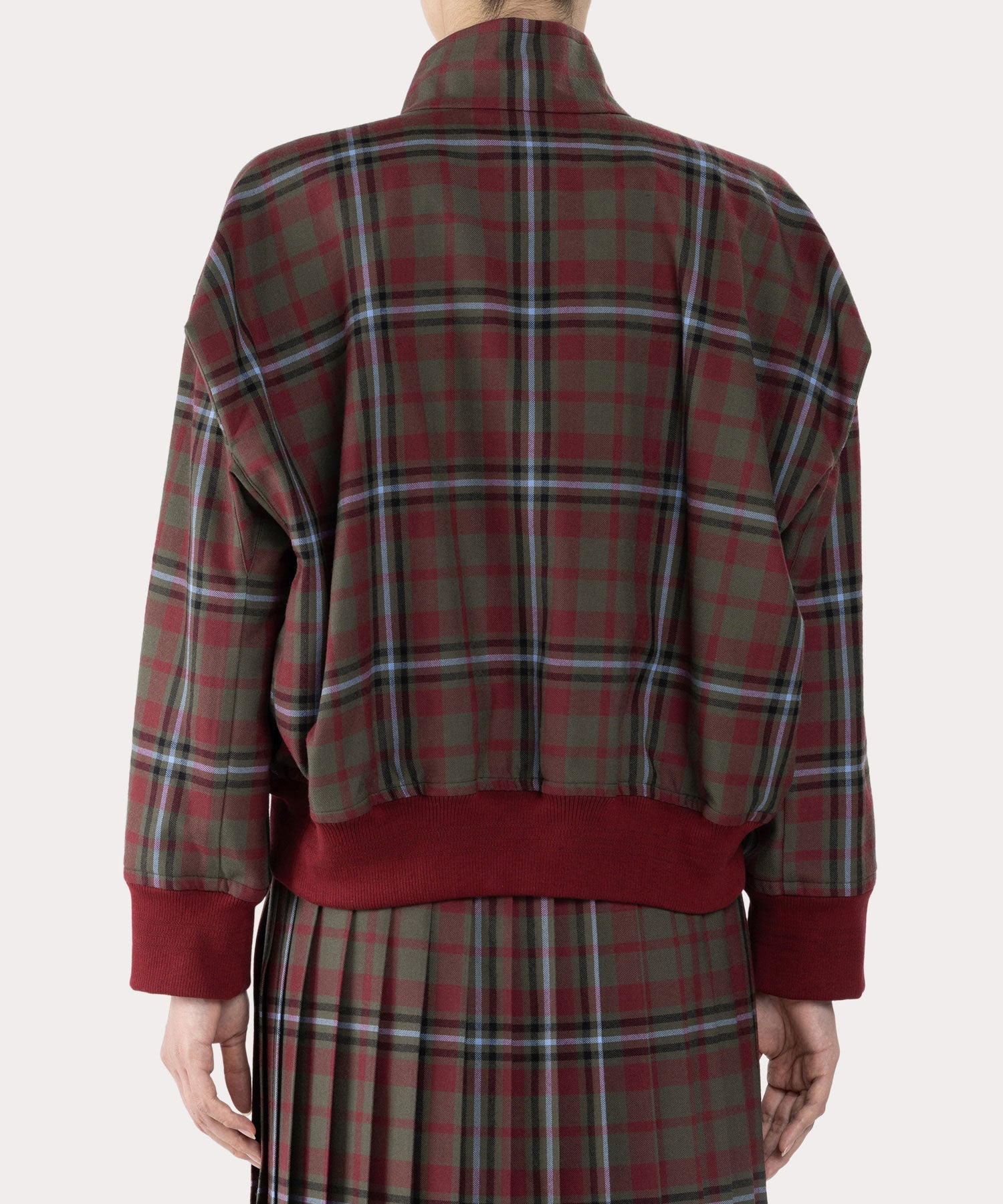 TARTAN CHECK ピローコンパクトブルゾン