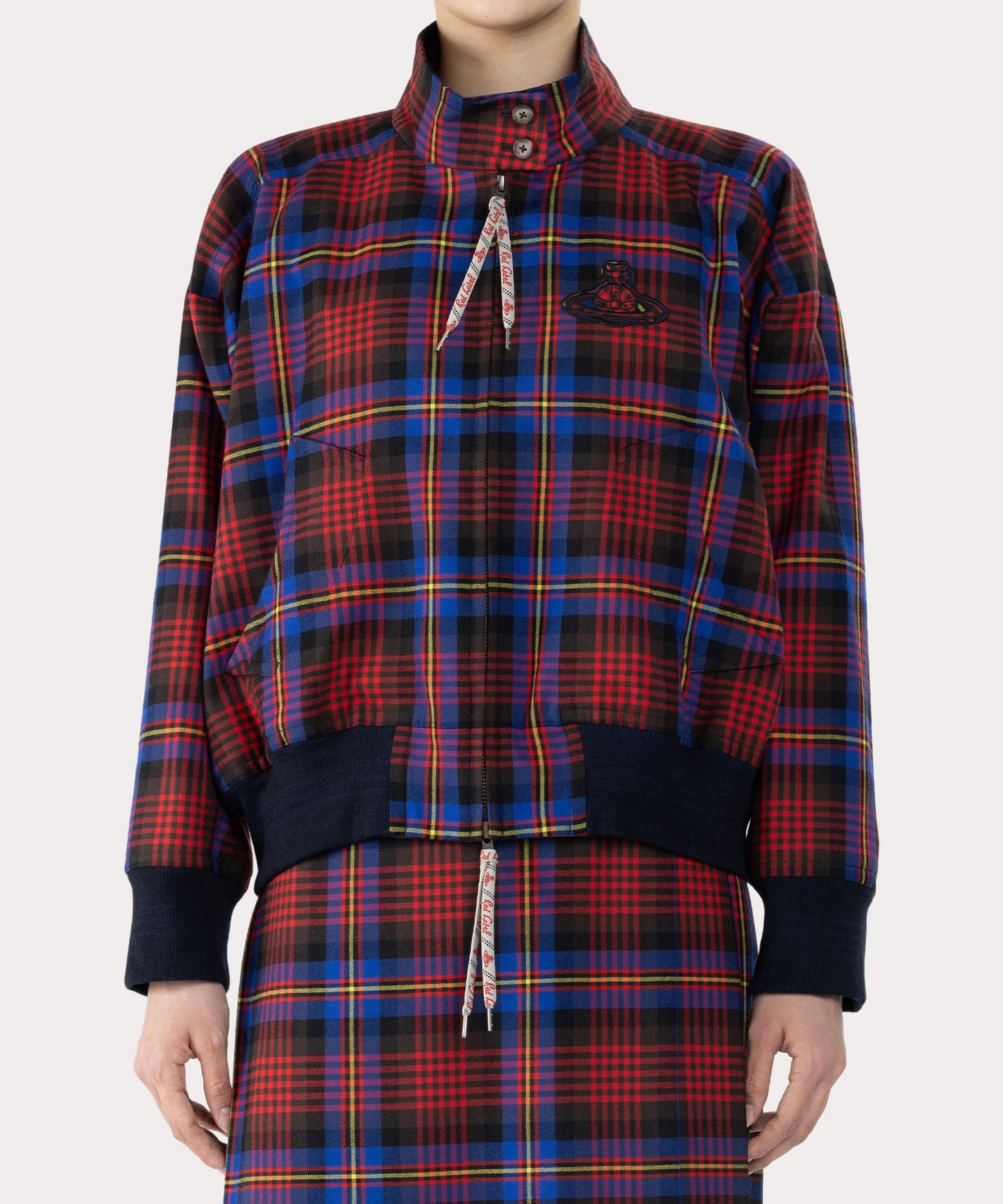 TARTAN CHECK ピローコンパクトブルゾン