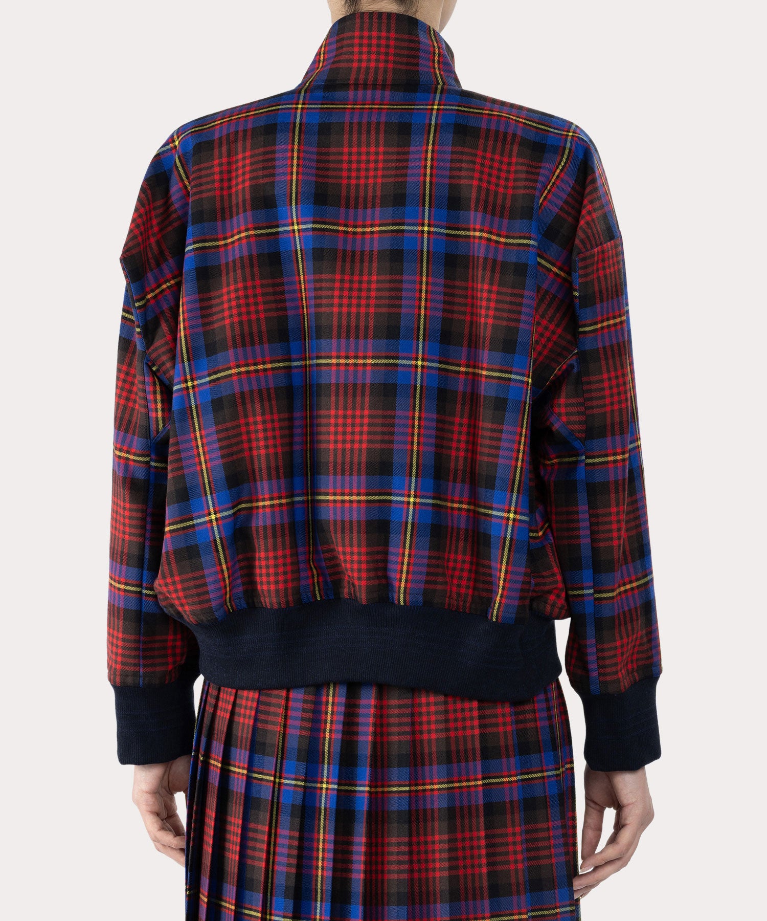 TARTAN CHECK ピローコンパクトブルゾン