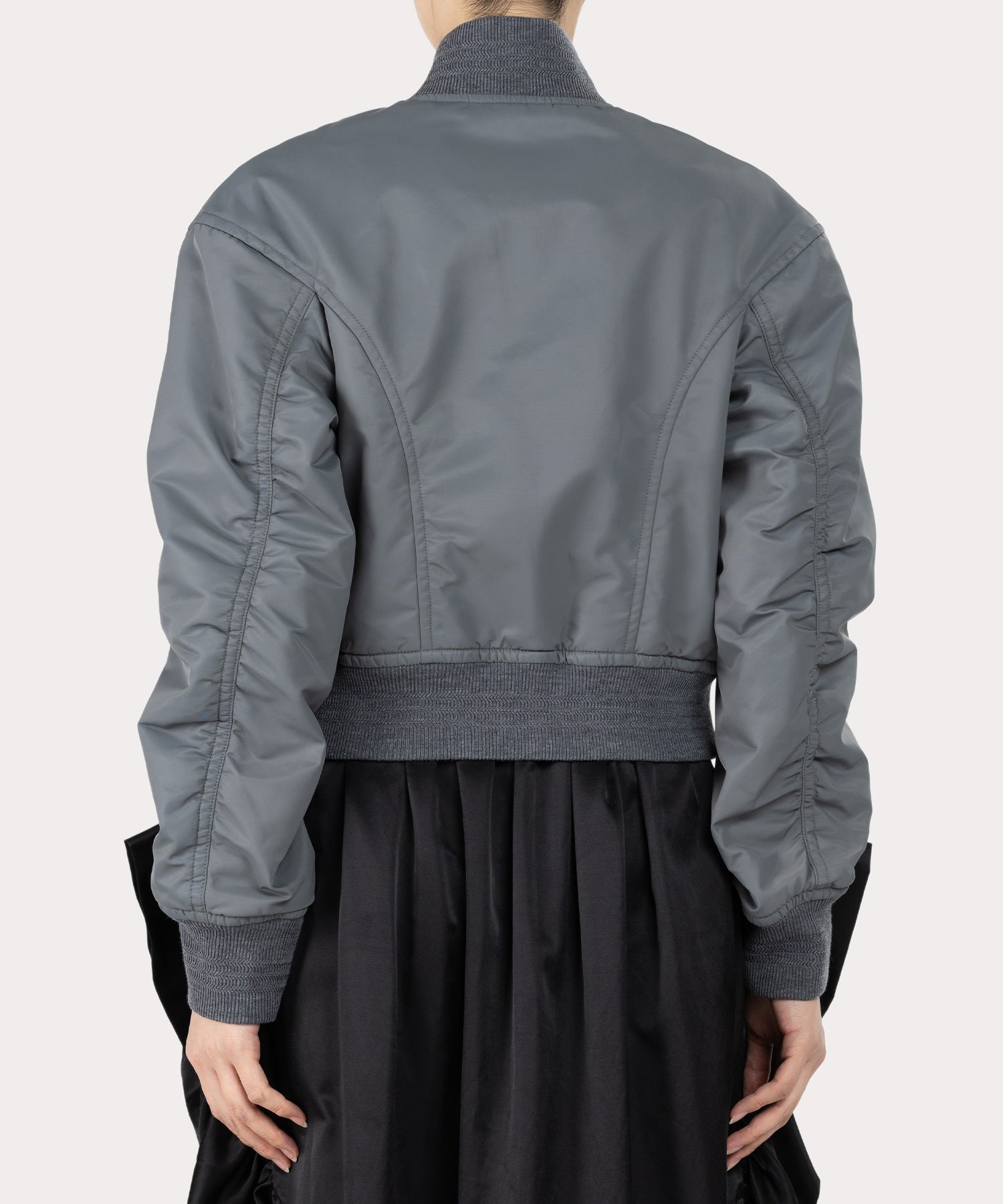 ヘビーツイル コンパクトMA-1(グレー)（レディース）（1612452020