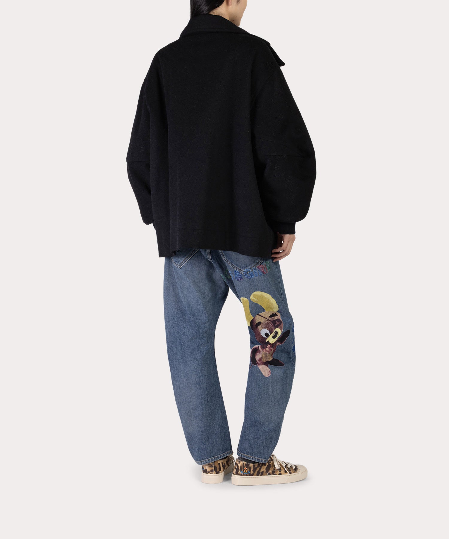 ウールメルトン ボマー(ブラック)（レディース）（1612452027