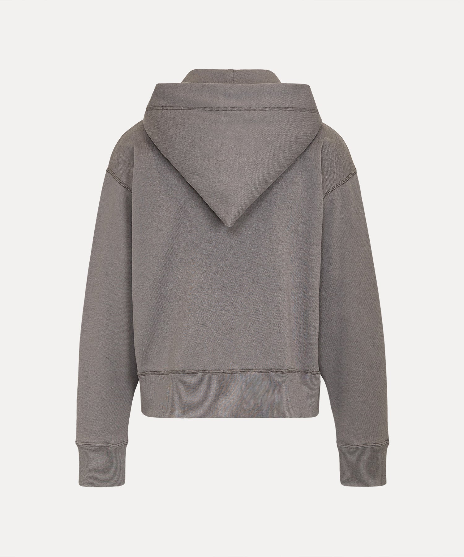 コットン裏毛 ジップフーディー(グレー)（レディース）（1612461001