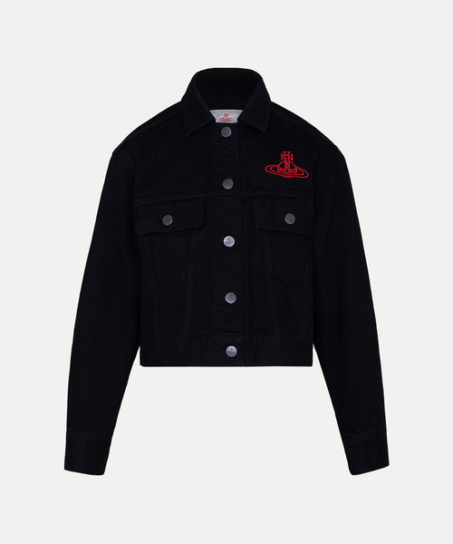 デニムジャケット(ブラック)（レディース）（1612461007）｜ウェア