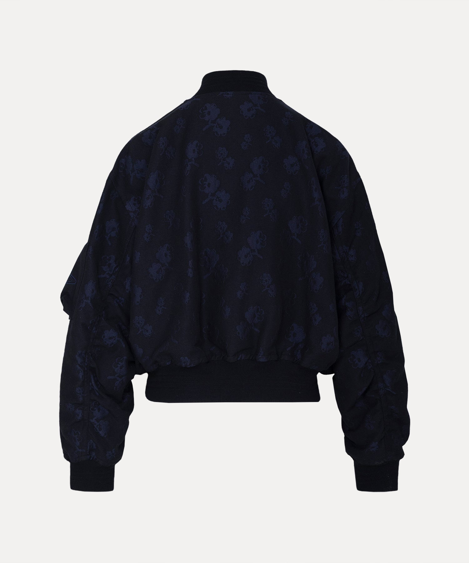 CLOQUE FLOWER ジャカードMA-1(ブラック系)（レディース）（1612461009