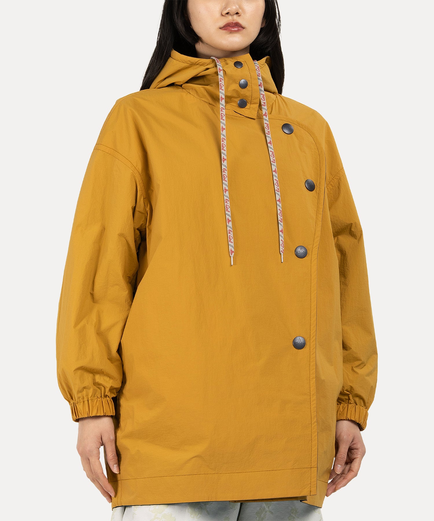 ナイロンコットン クロス リバーシブルコート(ネイビー)（レディース