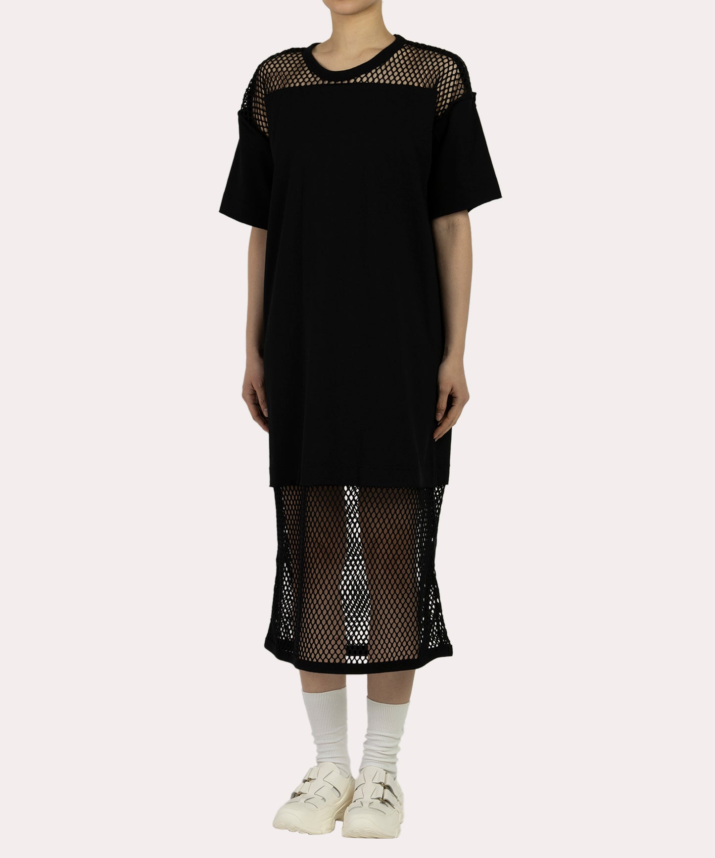 メッシュブロッキング ワンピース