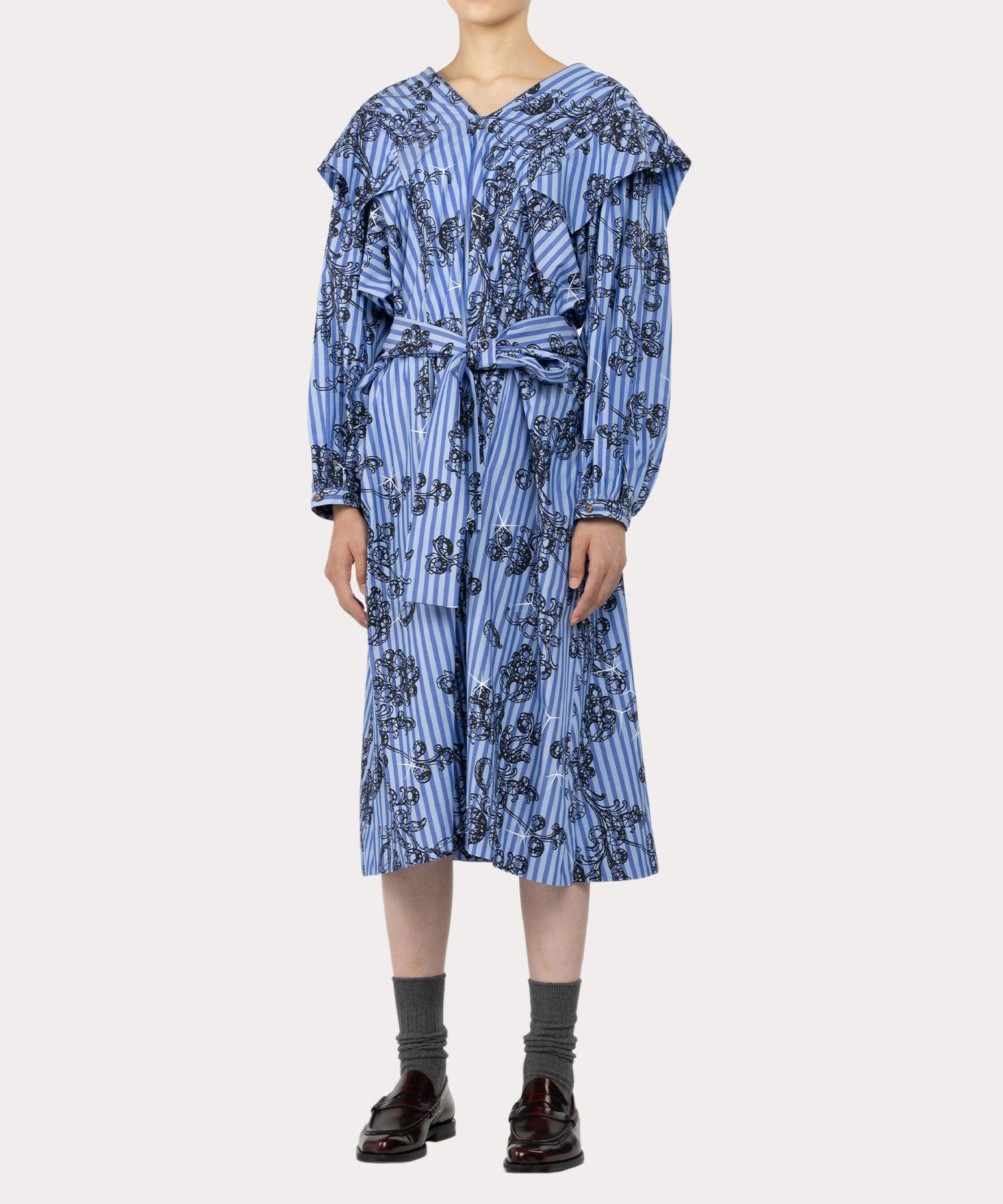 MANNOR WALLPAPER ワンピース(ブルー系)（レディース）（1612552009