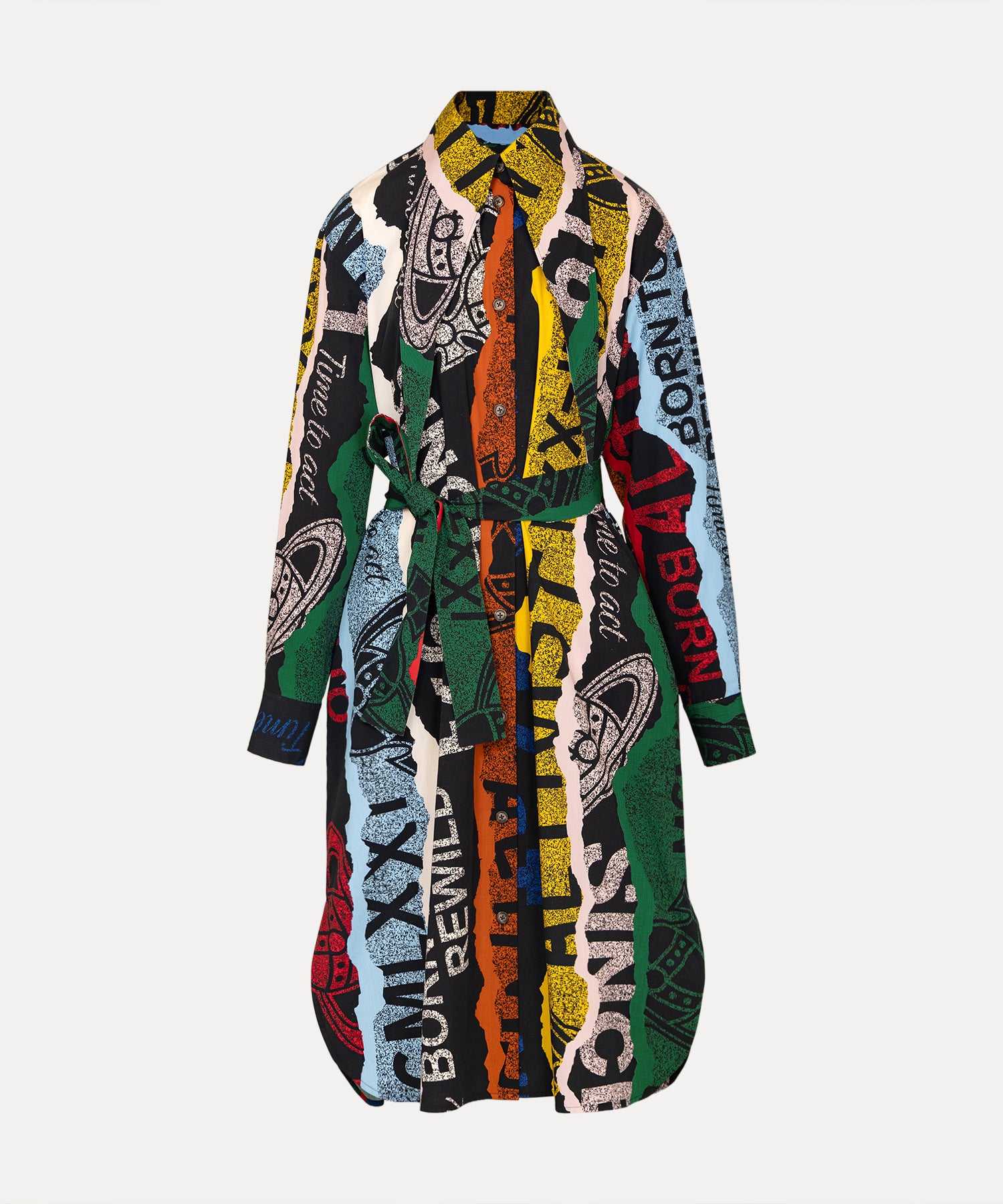 TOWEL BLACK PRINT ハルスシャツワンピース(ブラック)(レディース TOWEL BLACK PRINT ハルスシャツワンピース(ブラック)(レディース