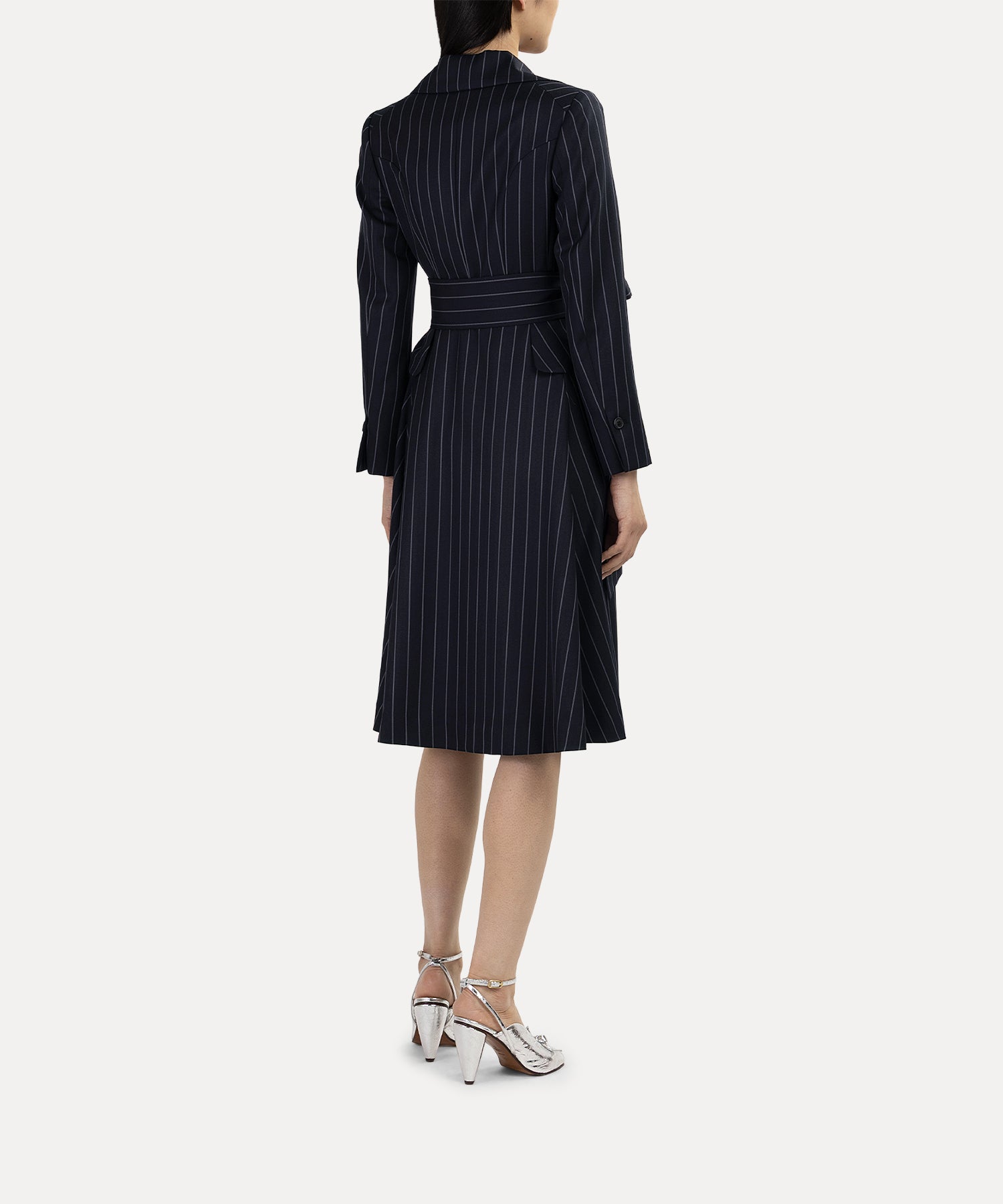 未着用Vivienne Westwood ブラック ワンピース サイズ12 ウールギャバ ラブワンピース(ブラック)（レディース）（1612561004