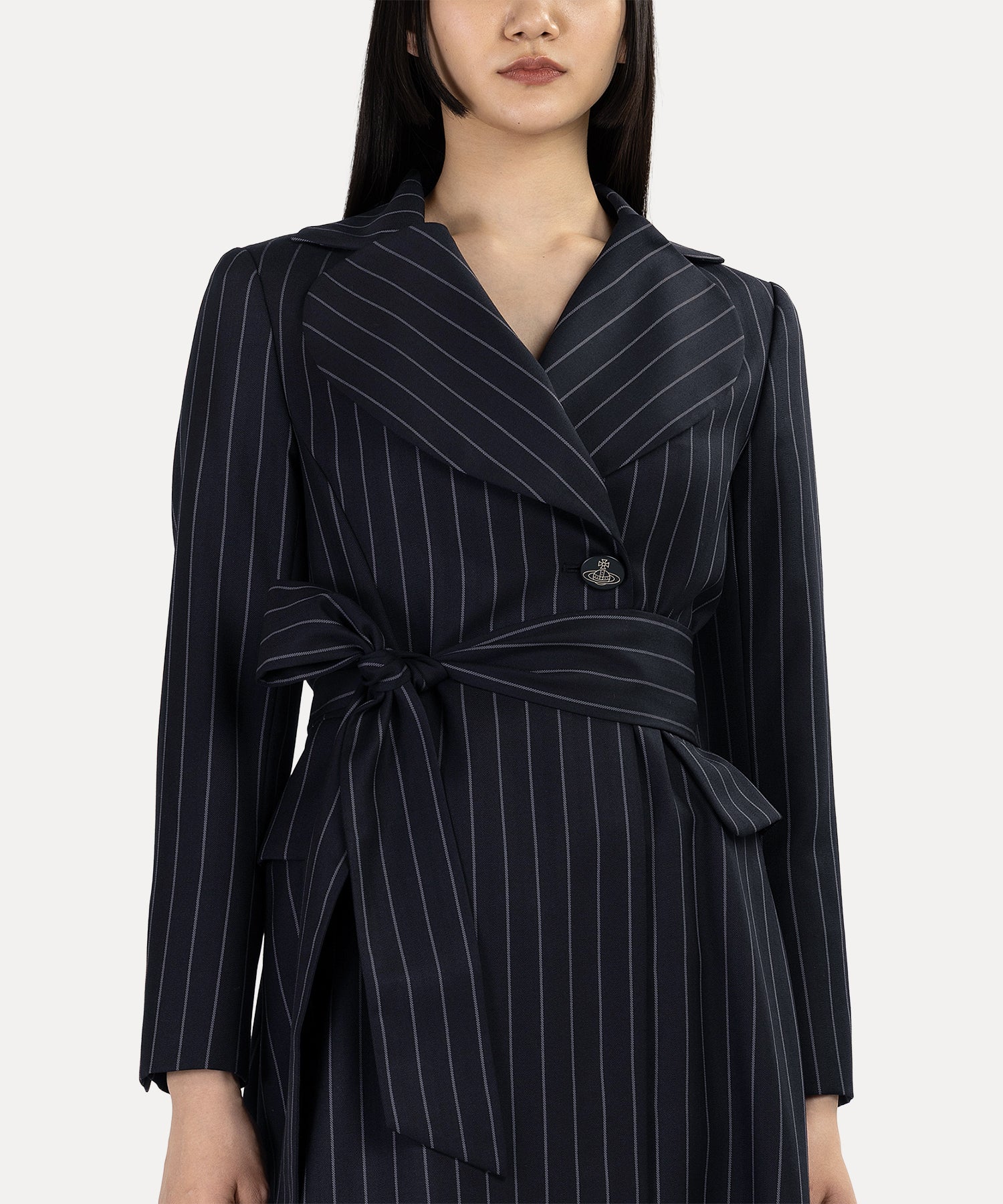 ウールギャバ ラブワンピース(ブラック)（レディース）（1612561004