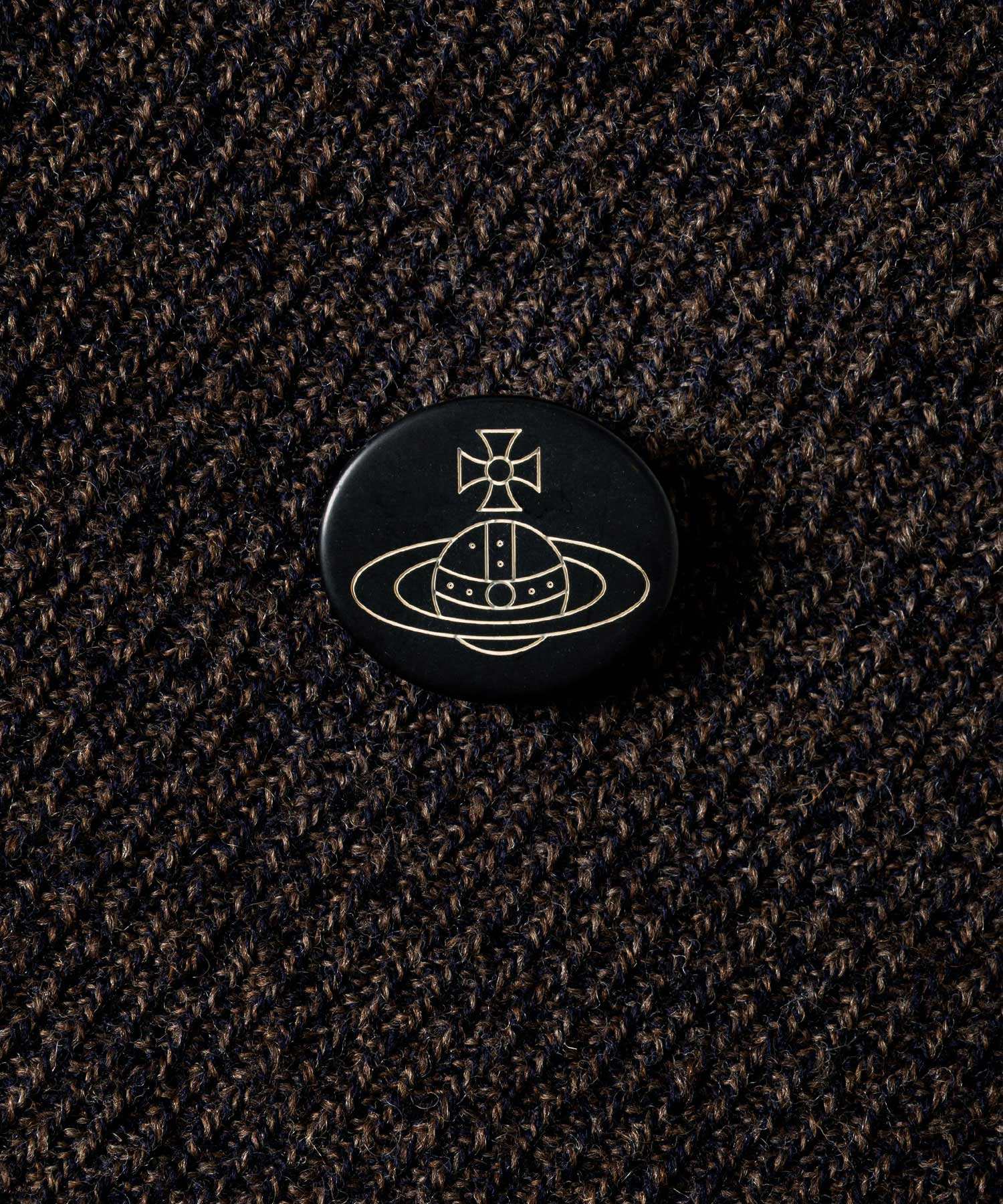 ハイランド杢二重 ドールコート(ブラウン)（レディース）（1612652002