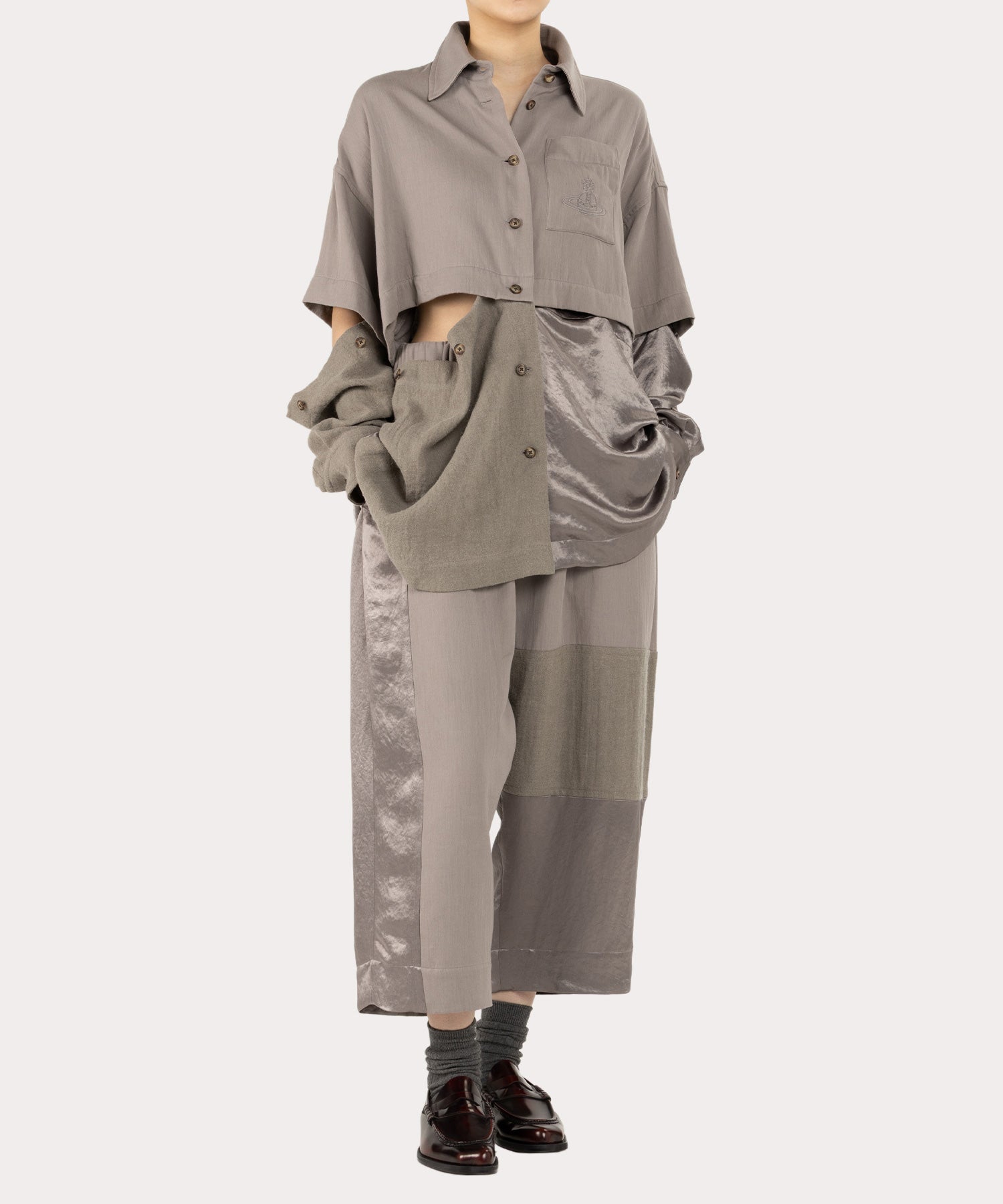 ヴィヴィアンウエストウッドVivienne Westwoodブロッキング パンツ ヴィヴィアンウエストウッドVivienne Westwoodブロッキング パンツ