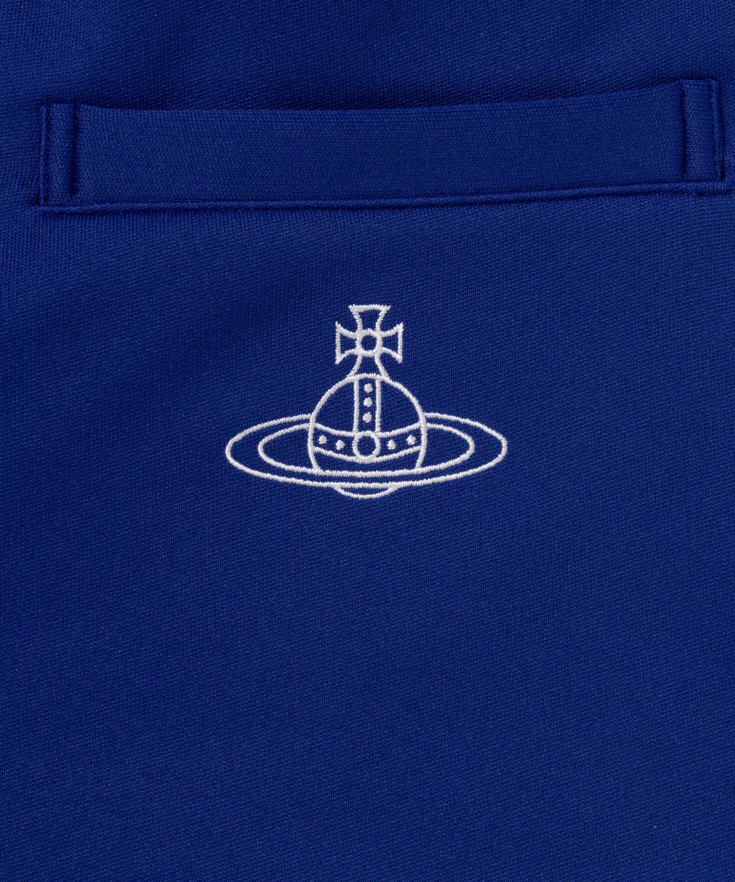 リサイクルポリエステル トラックパンツ(ブルー系)（レディース