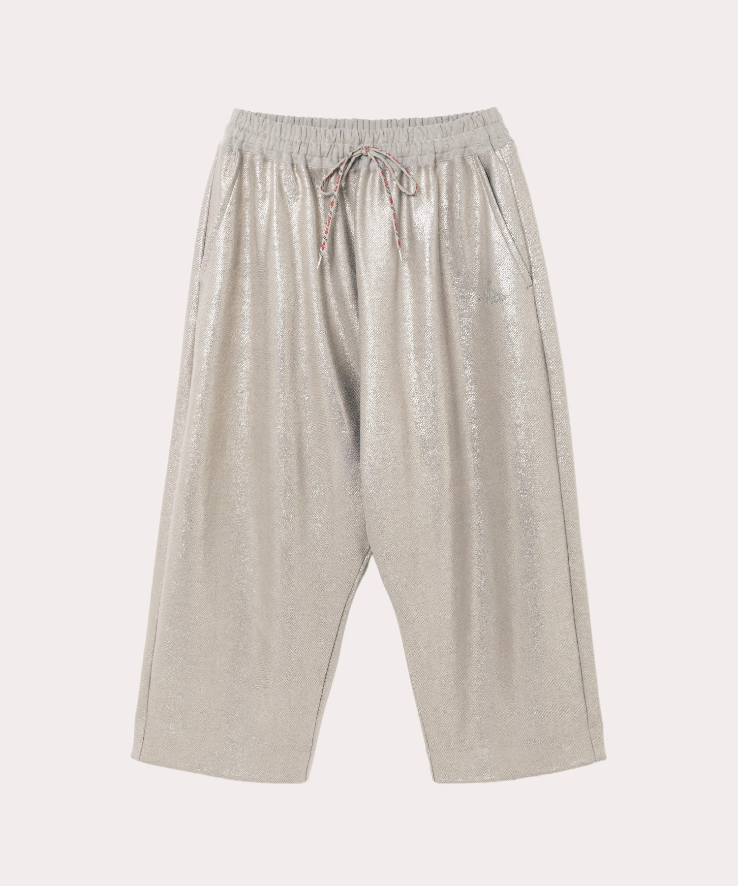 フォイル裏毛 ワイドパンツ(グレー)（レディース）（1612752016