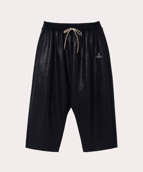 フォイル裏毛 ワイドパンツ(ブルー)（レディース）（1612752016