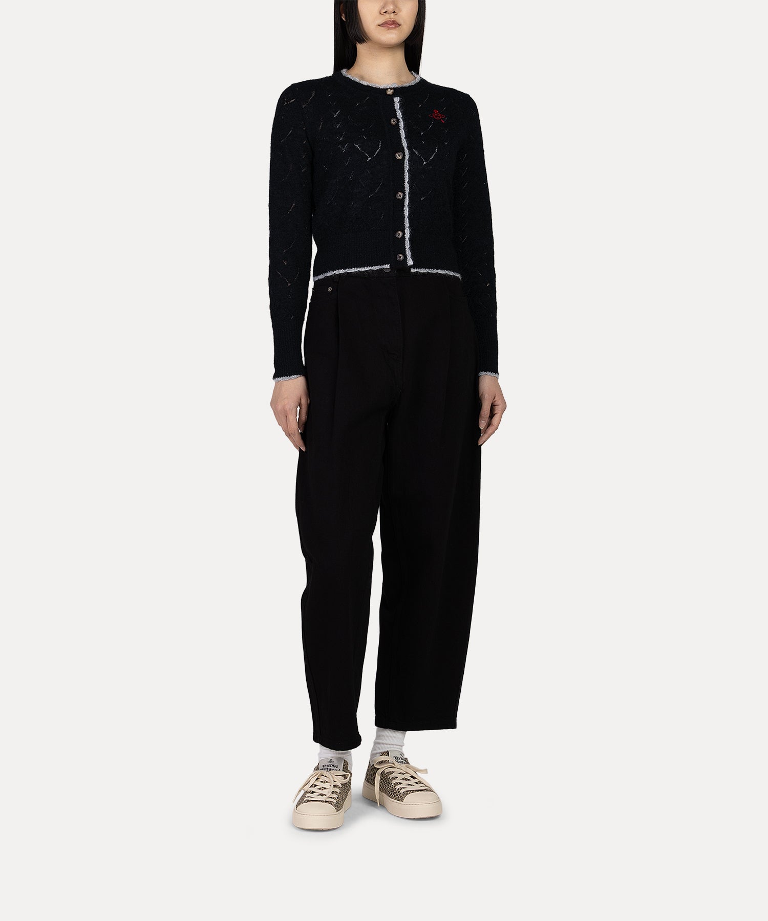 デニム ワイドパンツ(ブラック)（レディース）（1612761002）｜ウェア