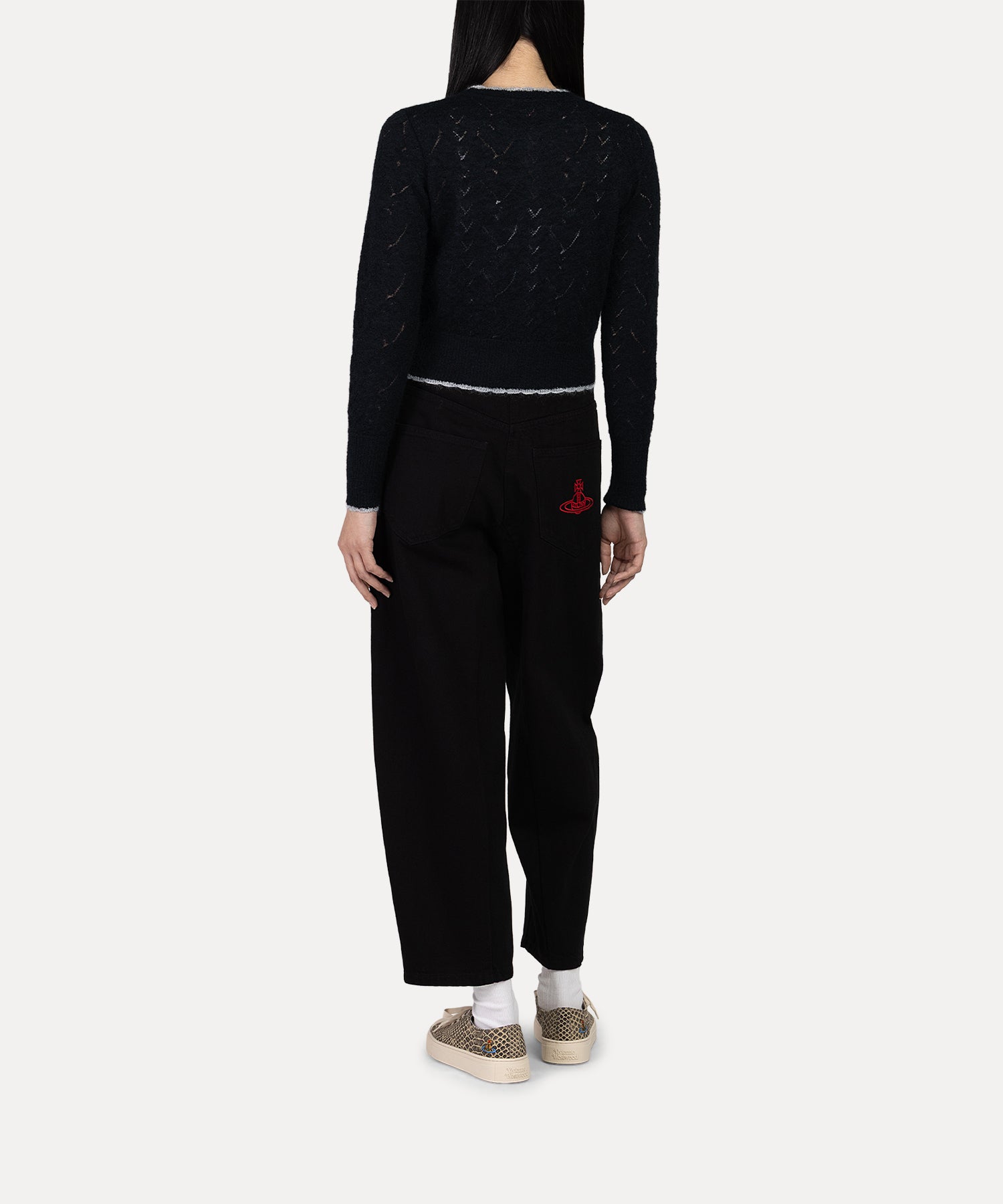 デニム ワイドパンツ(ブラック)（レディース）（1612761002）｜ウェア