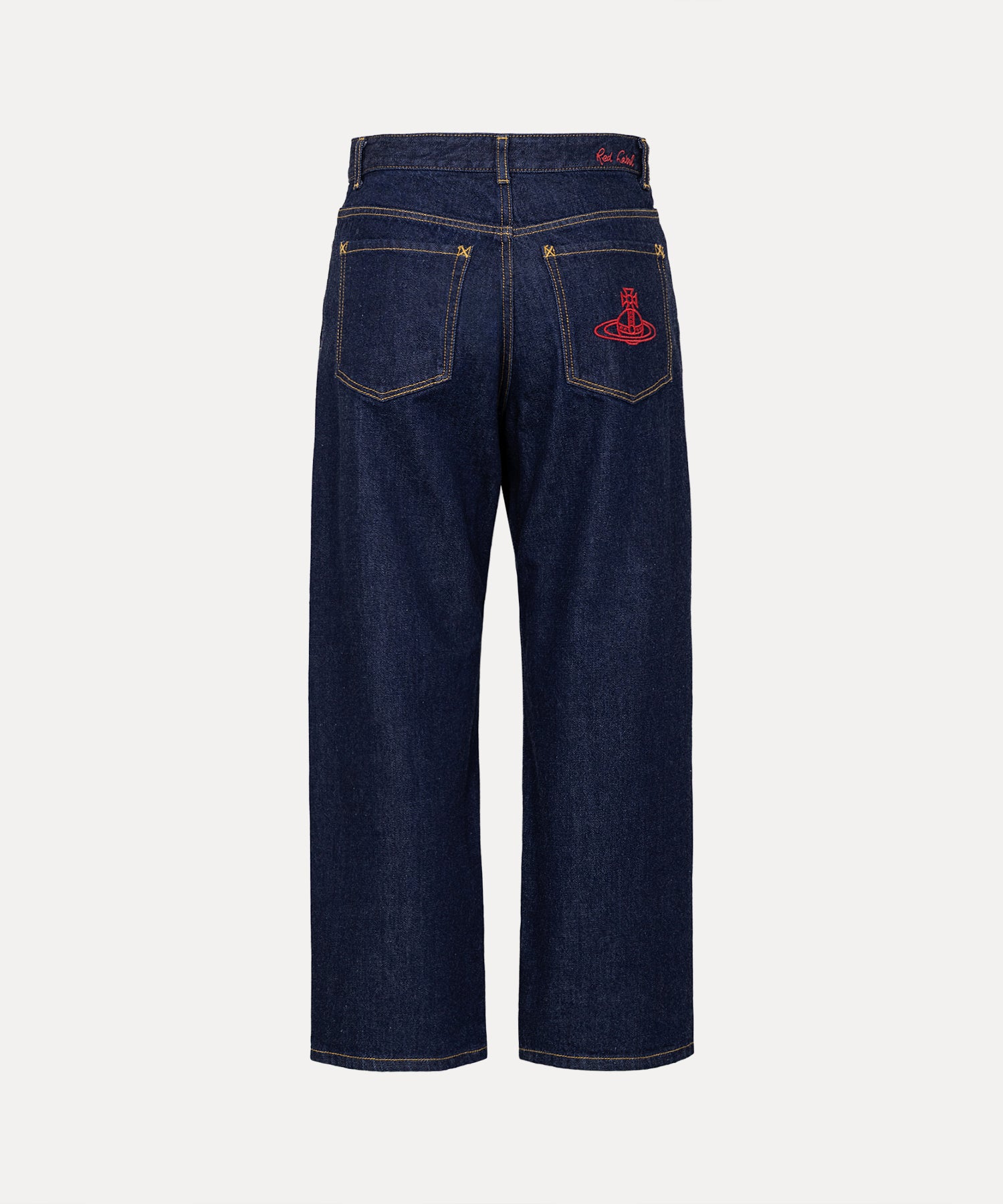 デニム ストレートパンツ(ブルー)（レディース）（1612761003