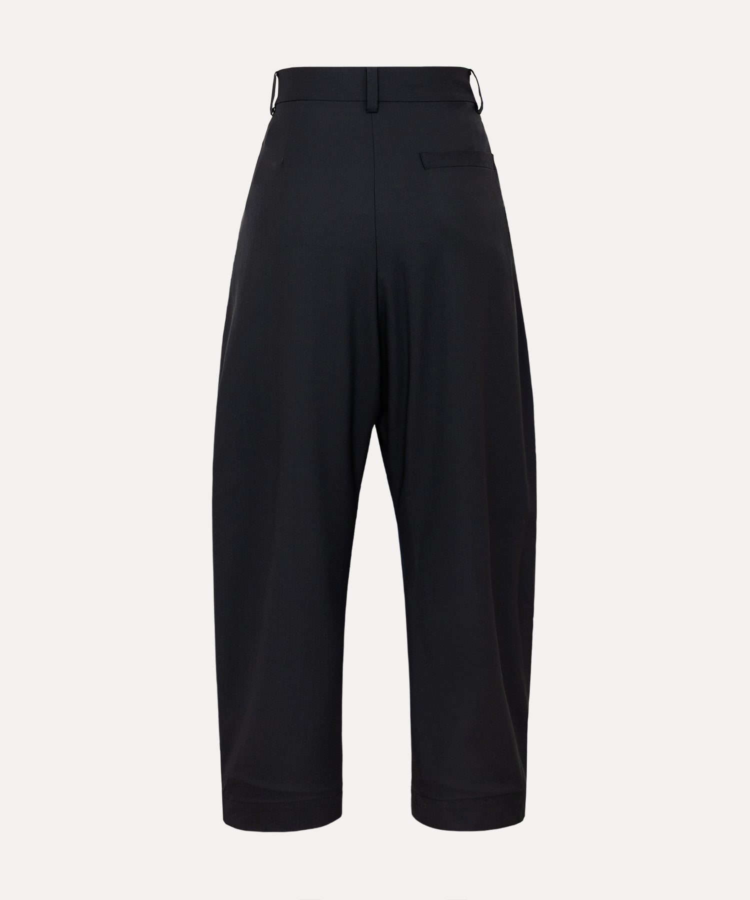 ブロッキング タックトラウザーズ(ネイビー)（レディース