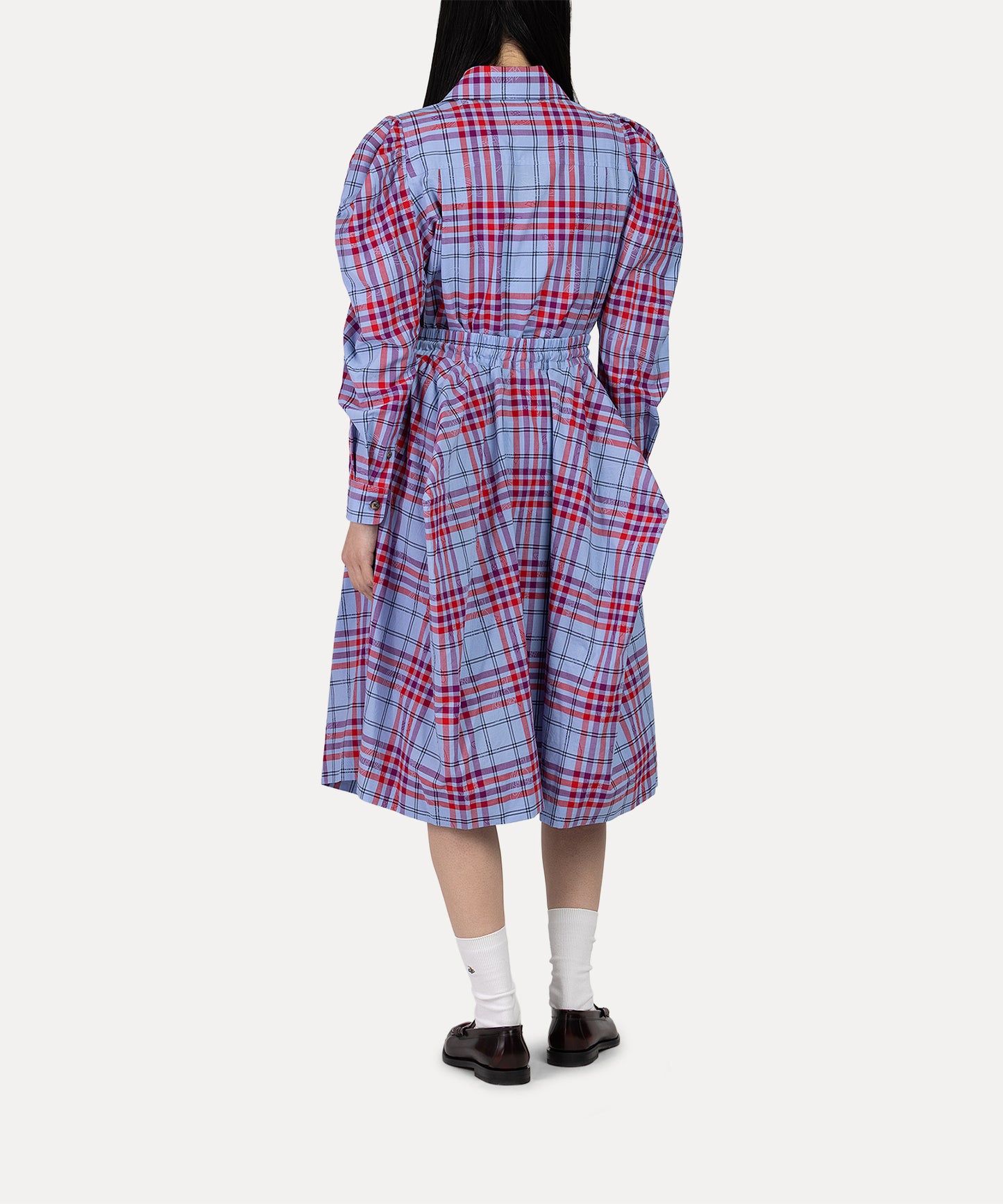 タータンチェック エイリアンスリーブシャツ